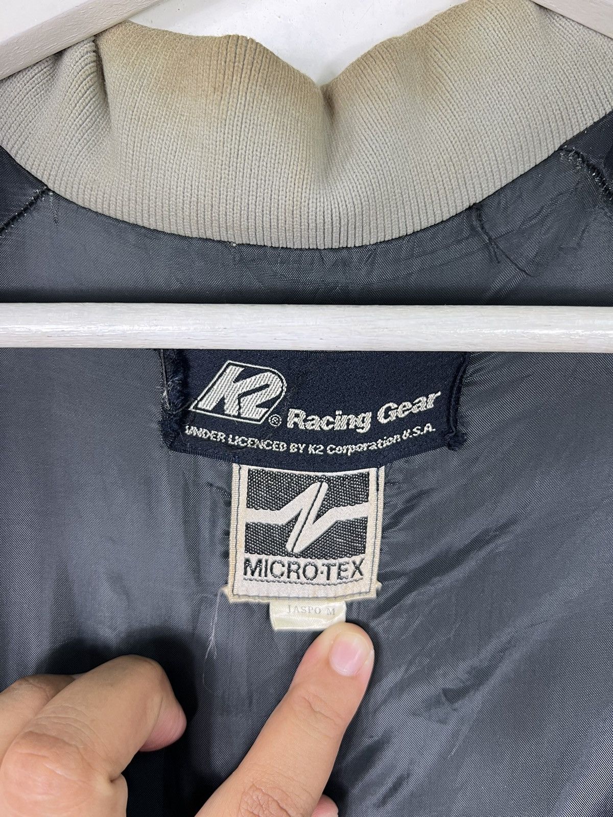 Japanese Brand 💥 K2 RACING GEAR BOMBER STYLE JACKET Size US M / EU 48-50 / 2 - 10 Thumbnail