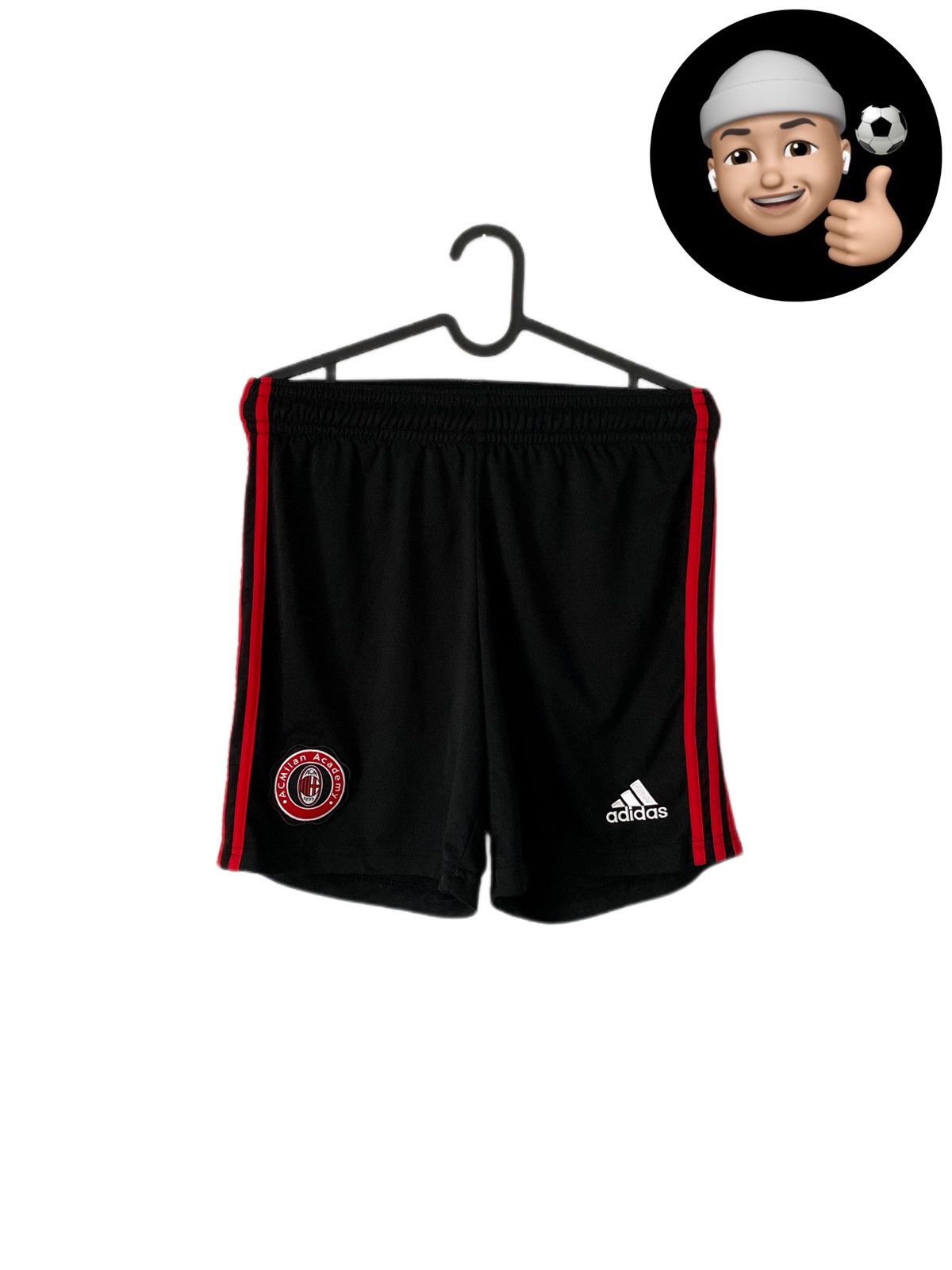 Adidas × Vintage 2011 2012 AC Milan Academy Adidas Vintage Soccer Shorts Kit Size US 32 / EU 48 - 1 Thumbnail
