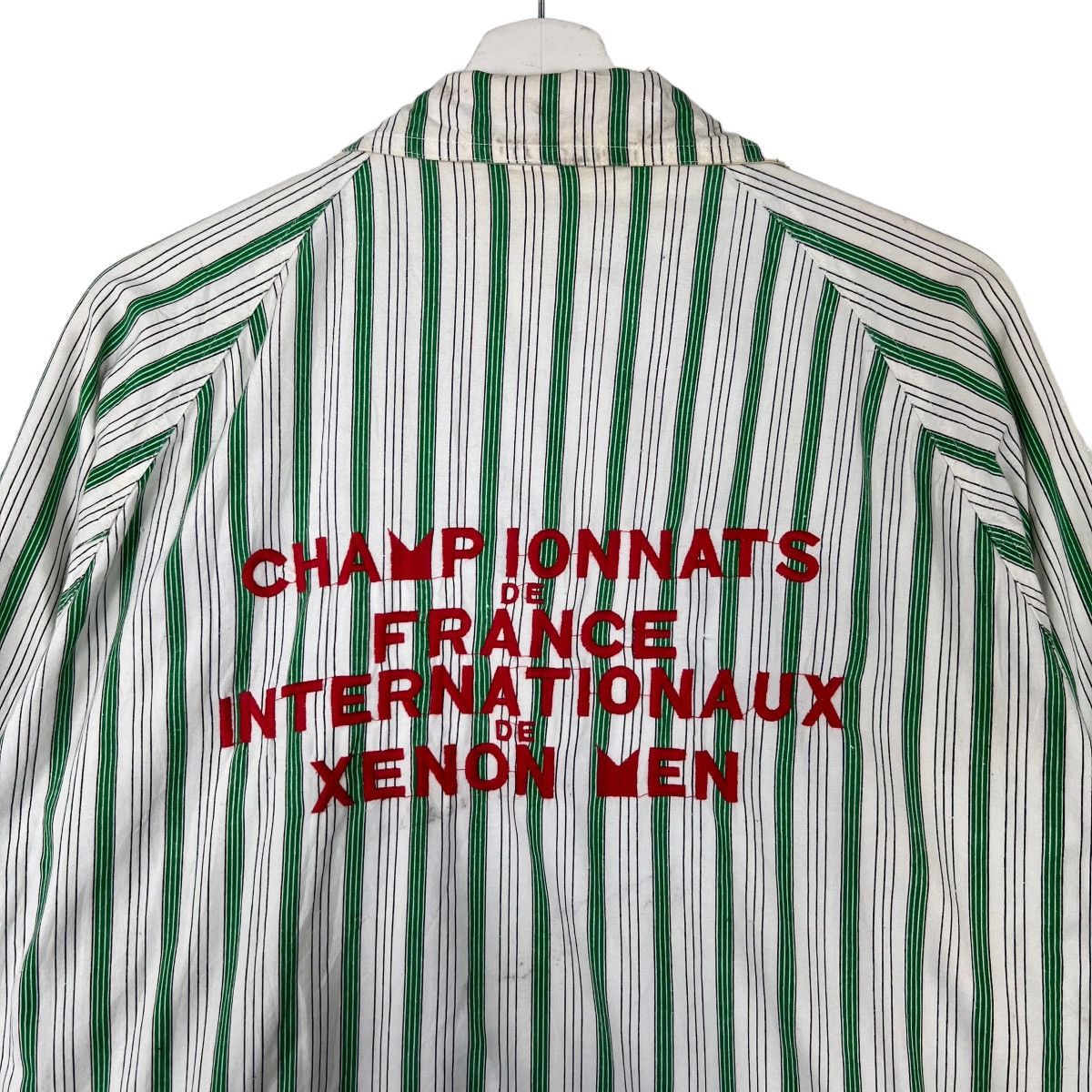 Japanese Brand 💥 1980s CHAMPIONNATS DE FRANCE INTERNATIONAL DE XENON MEN Size US L / EU 52-54 / 3 - 7 Thumbnail