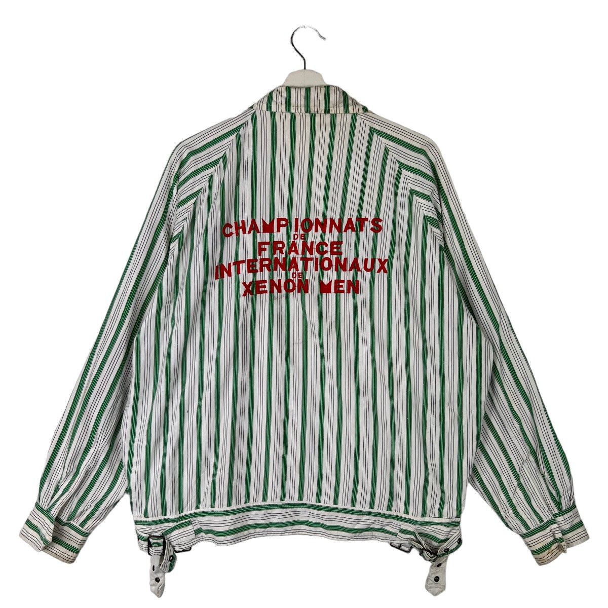 Japanese Brand 💥 1980s CHAMPIONNATS DE FRANCE INTERNATIONAL DE XENON MEN Size US L / EU 52-54 / 3 - 2 Thumbnail