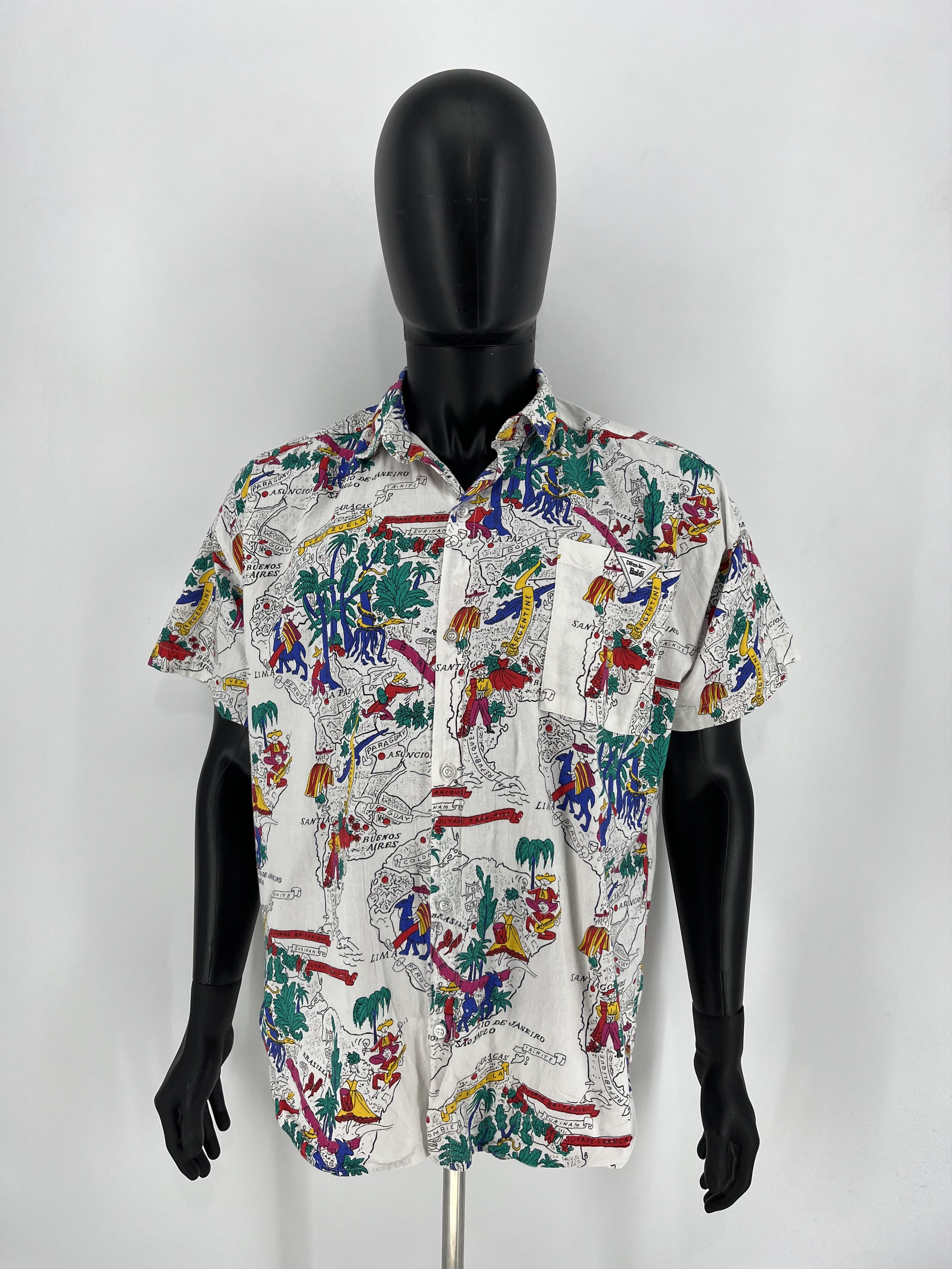 Vintage Mens Vintage Crazy Shirt BALI Indonesia Hawaiian Size L Size US L / EU 52-54 / 3 - 2 Thumbnail