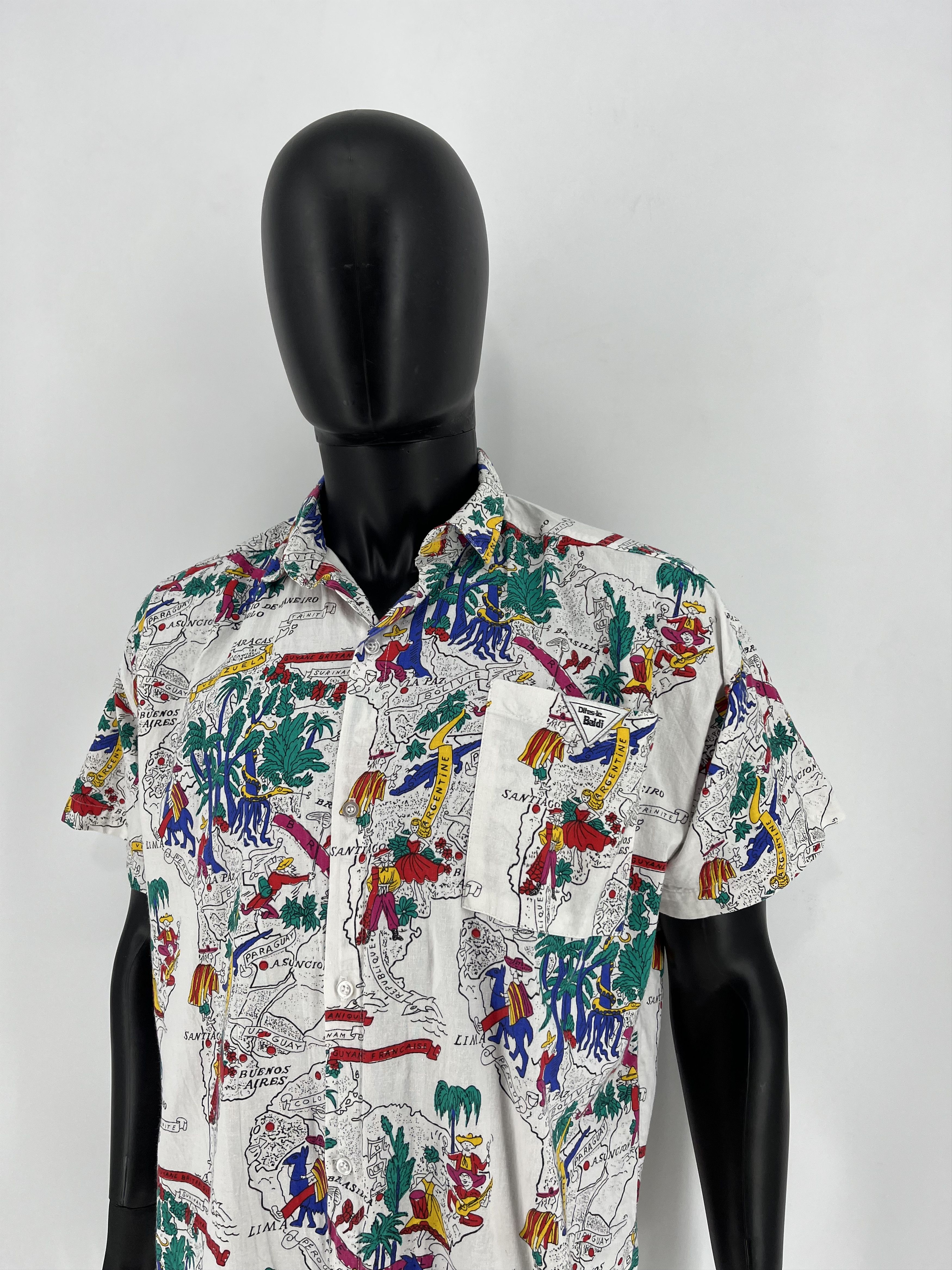 Vintage Mens Vintage Crazy Shirt BALI Indonesia Hawaiian Size L Size US L / EU 52-54 / 3 - 4 Thumbnail