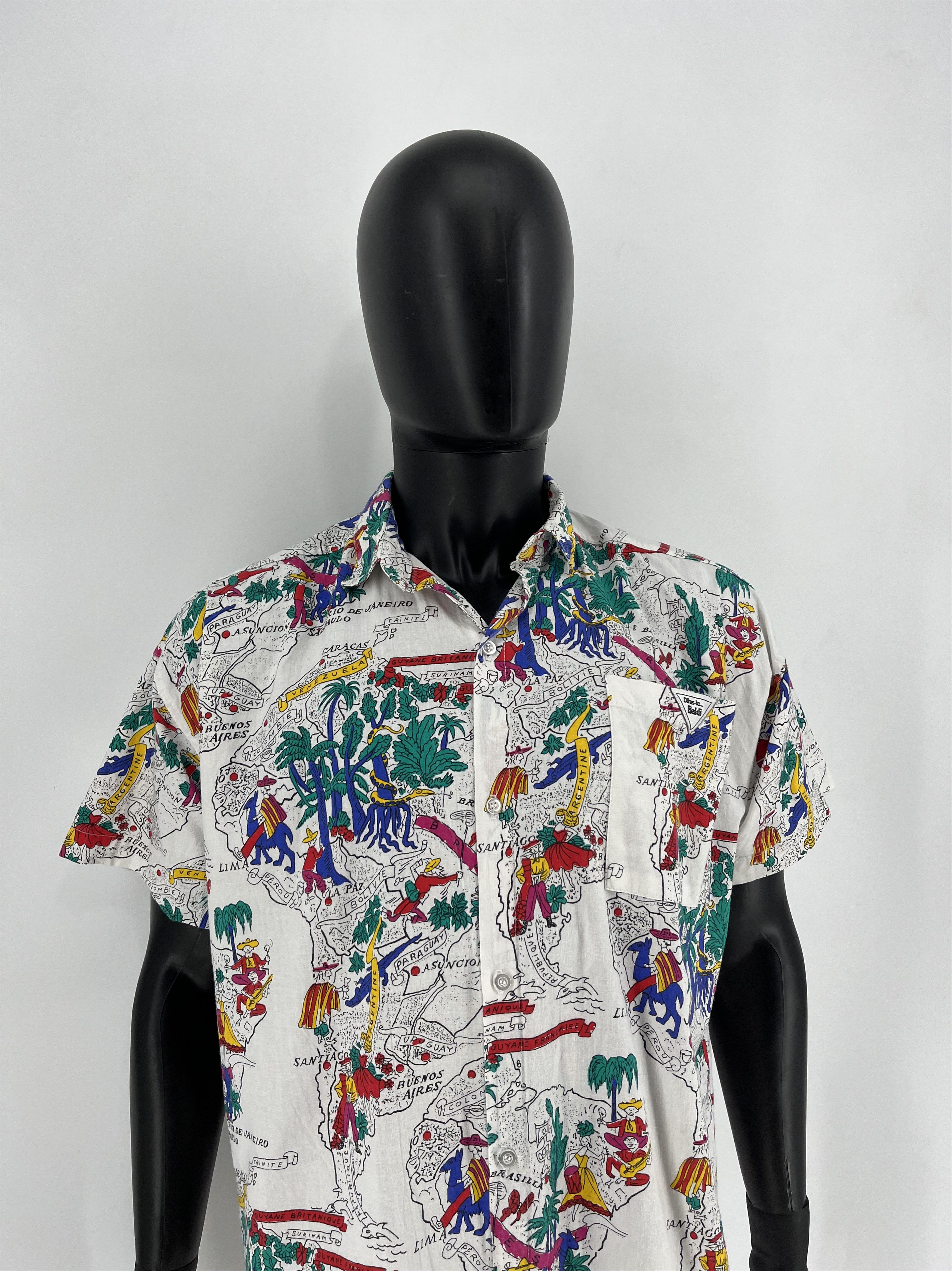 Vintage Mens Vintage Crazy Shirt BALI Indonesia Hawaiian Size L Size US L / EU 52-54 / 3 - 3 Thumbnail