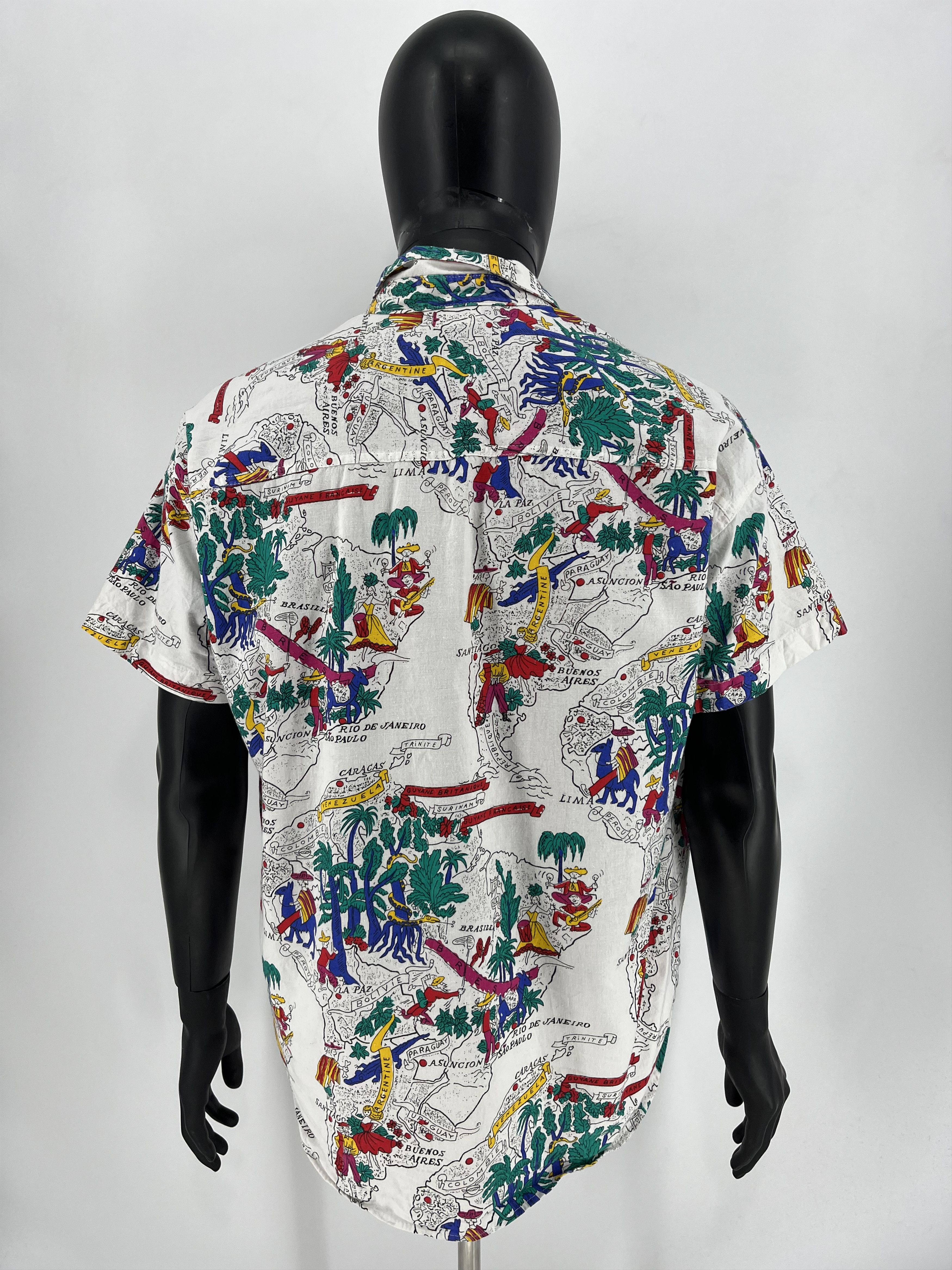 Vintage Mens Vintage Crazy Shirt BALI Indonesia Hawaiian Size L Size US L / EU 52-54 / 3 - 10 Thumbnail