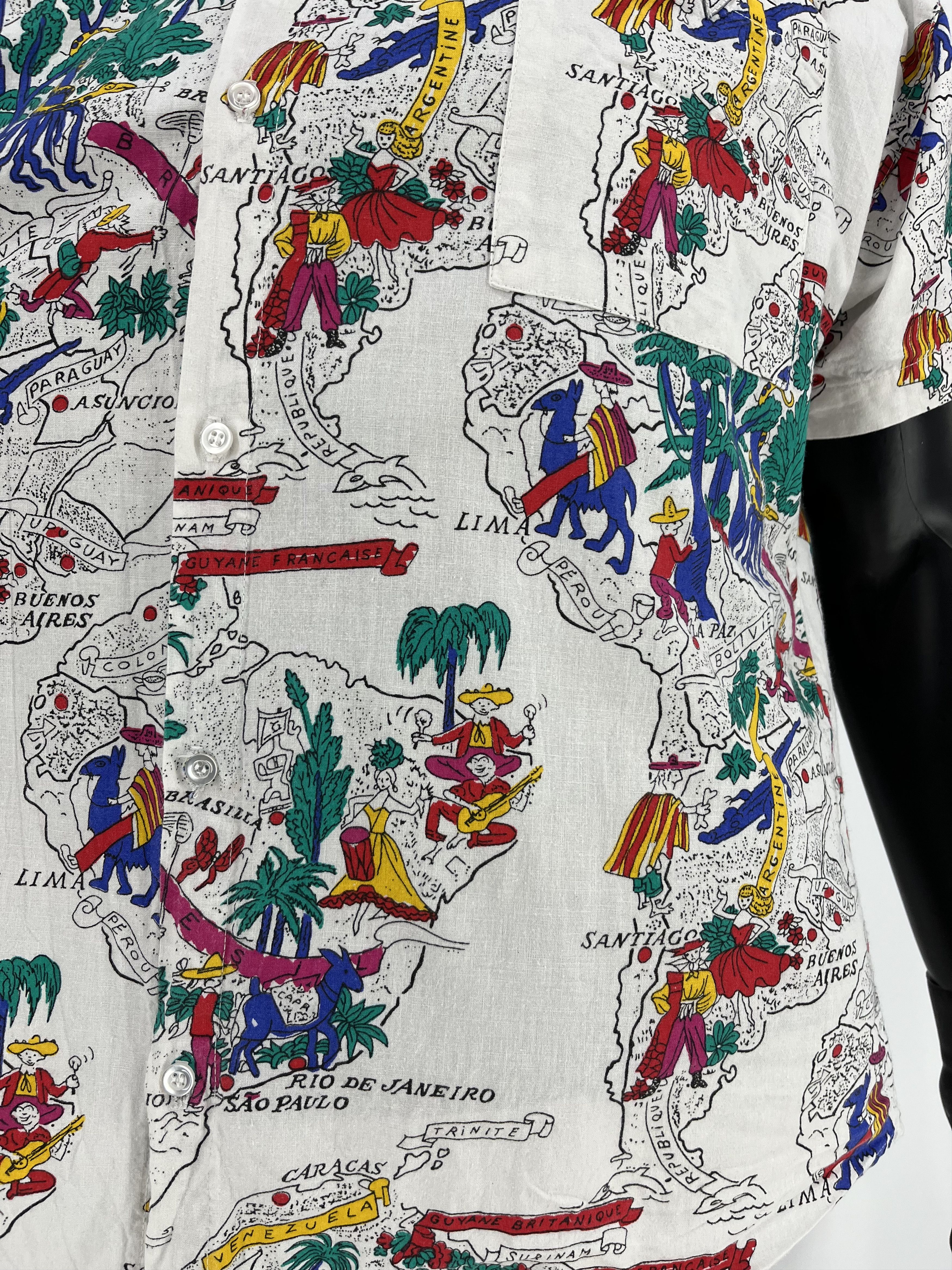 Vintage Mens Vintage Crazy Shirt BALI Indonesia Hawaiian Size L Size US L / EU 52-54 / 3 - 7 Thumbnail