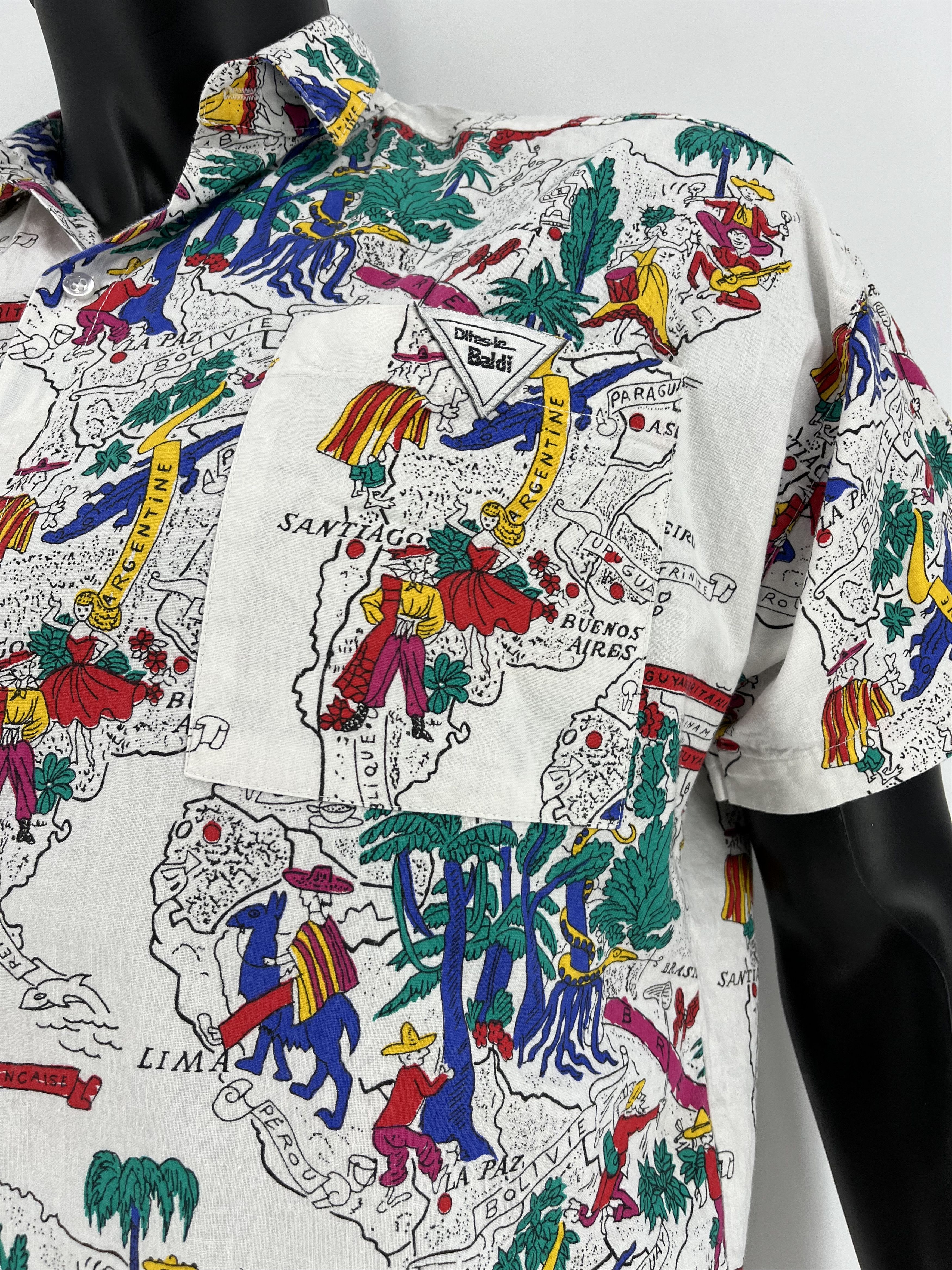 Vintage Mens Vintage Crazy Shirt BALI Indonesia Hawaiian Size L Size US L / EU 52-54 / 3 - 8 Thumbnail