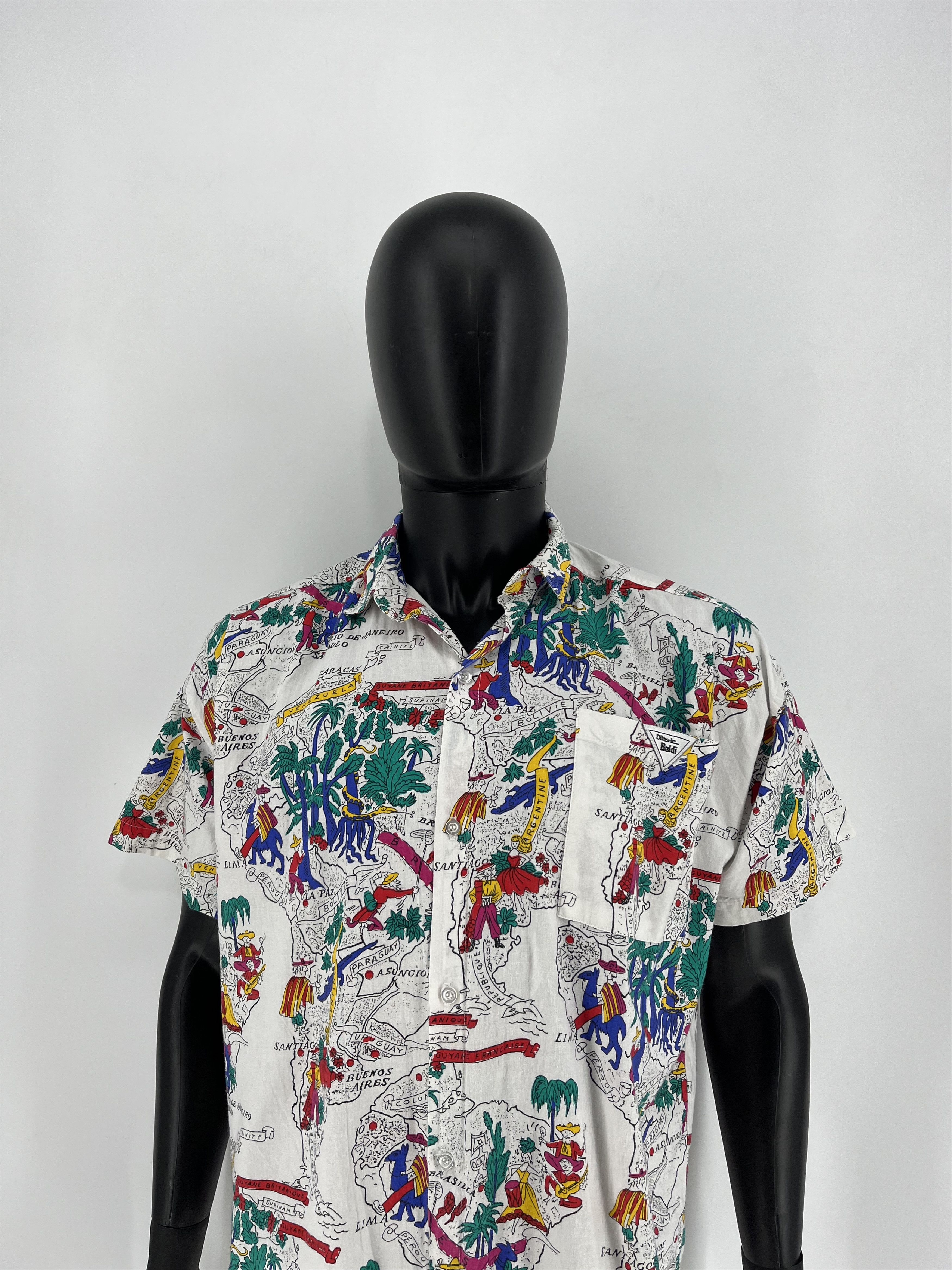 Vintage Mens Vintage Crazy Shirt BALI Indonesia Hawaiian Size L Size US L / EU 52-54 / 3 - 1 Thumbnail