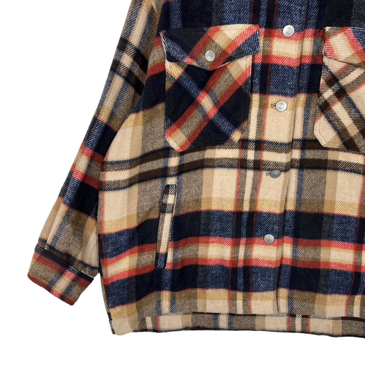 Japanese Brand 🔥 ZARA PLAID WOOL JACKET Size US L / EU 52-54 / 3 - 3 Thumbnail