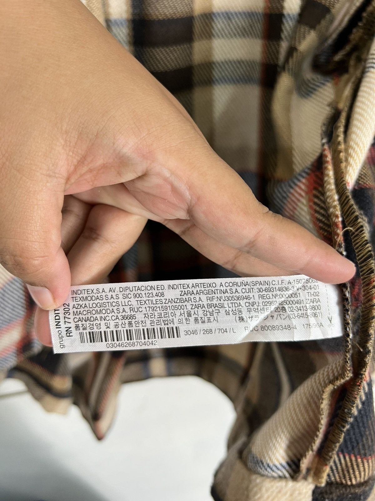 Japanese Brand 🔥 ZARA PLAID WOOL JACKET Size US L / EU 52-54 / 3 - 11 Thumbnail