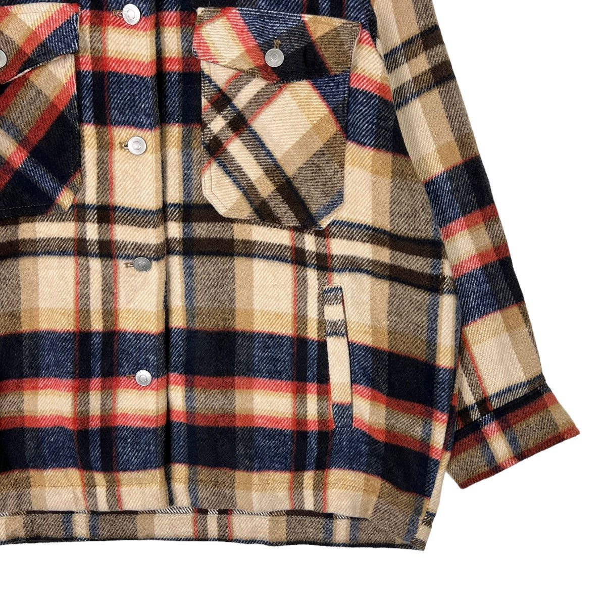 Japanese Brand 🔥 ZARA PLAID WOOL JACKET Size US L / EU 52-54 / 3 - 5 Thumbnail