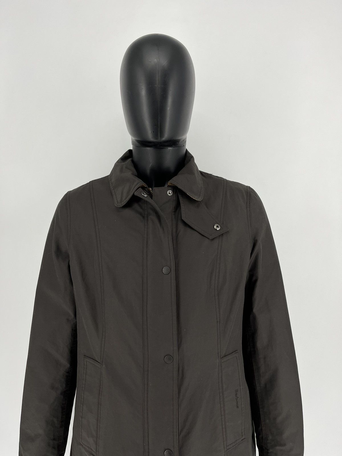 Barbour × Vintage LWB0043BR71 BARBOUR TWILL BELSAY COAT WASH Size US S / EU 44-46 / 1 - 3 Thumbnail