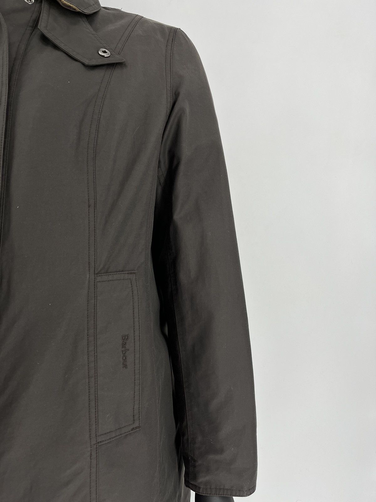 Barbour × Vintage LWB0043BR71 BARBOUR TWILL BELSAY COAT WASH Size US S / EU 44-46 / 1 - 5 Thumbnail