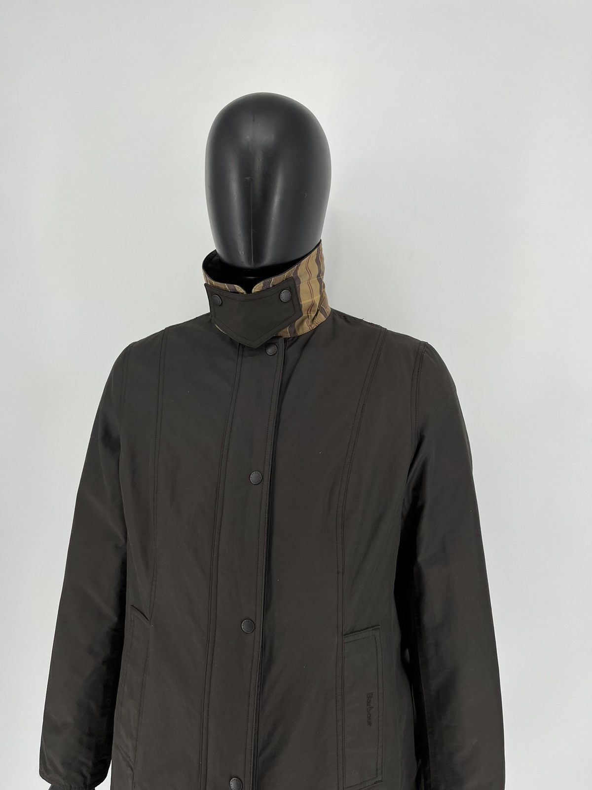 Barbour × Vintage LWB0043BR71 BARBOUR TWILL BELSAY COAT WASH Size US S / EU 44-46 / 1 - 8 Thumbnail