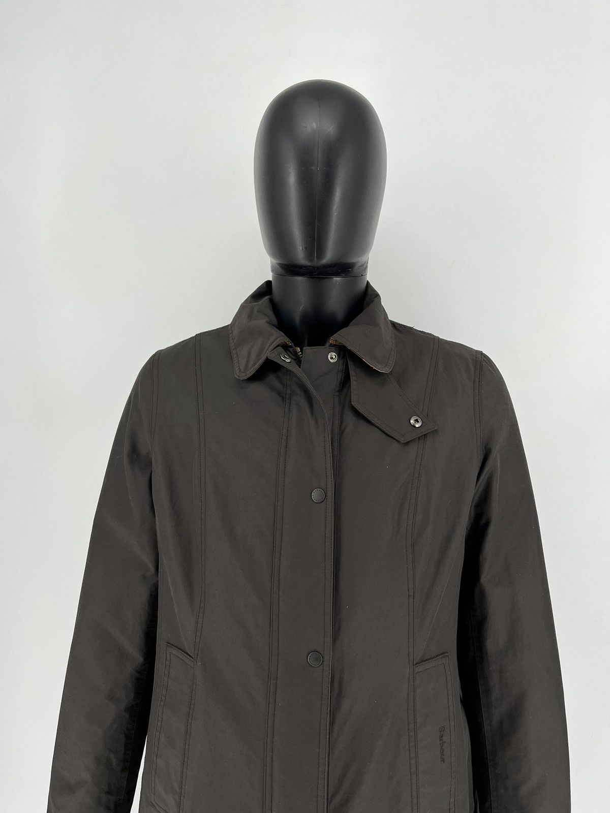 Barbour × Vintage LWB0043BR71 BARBOUR TWILL BELSAY COAT WASH Size US S / EU 44-46 / 1 - 6 Thumbnail