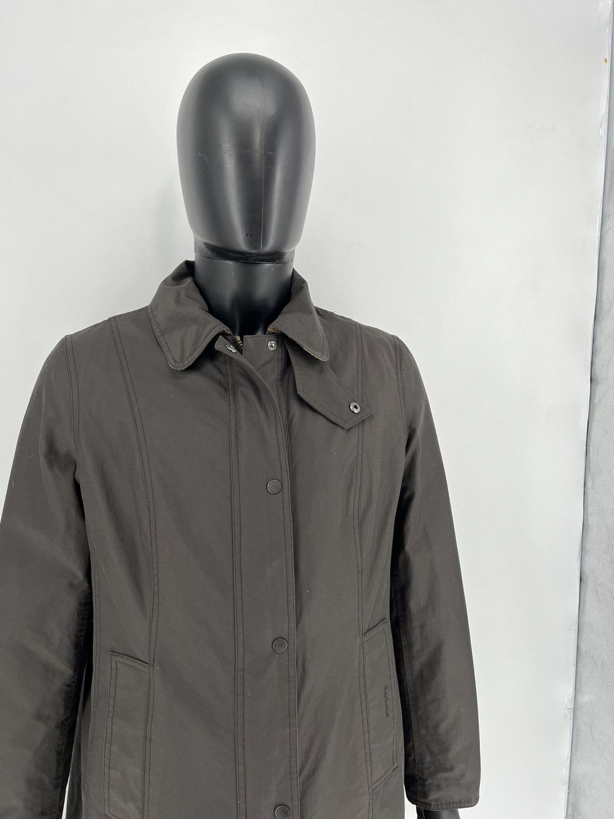 Barbour × Vintage LWB0043BR71 BARBOUR TWILL BELSAY COAT WASH Size US S / EU 44-46 / 1 - 7 Thumbnail