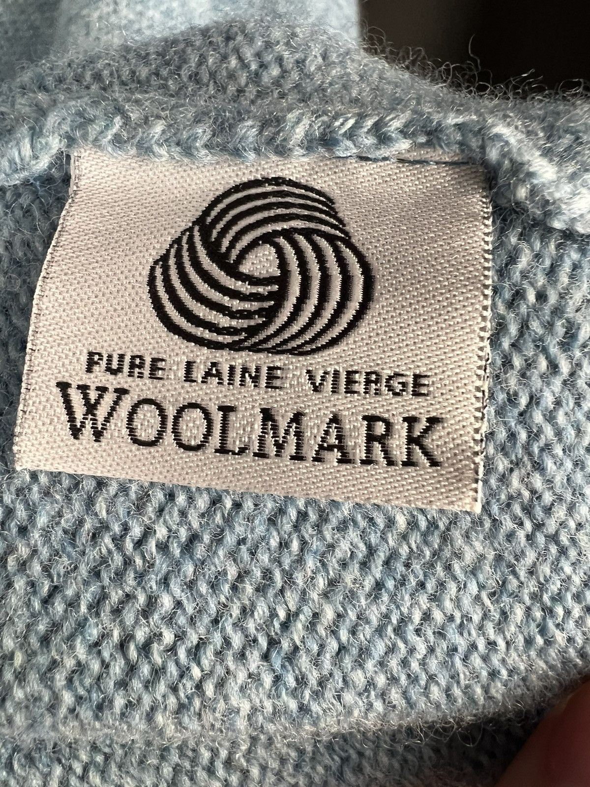 Lacoste × Vintage VTG Lacoste knitted sweatshirt light blue Size US L / EU 52-54 / 3 - 4 Thumbnail