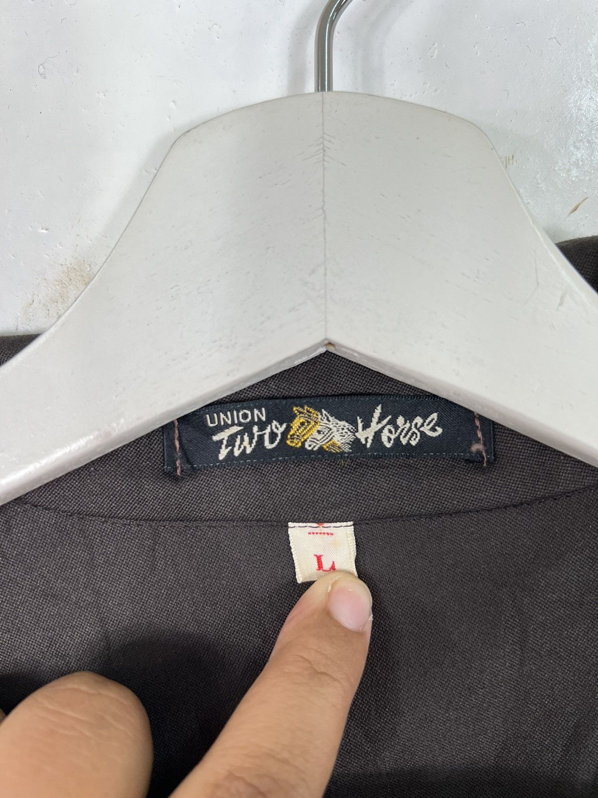 Japanese Brand 💥 1970s VINTAGE UNION TWO HORSE BLOUSON JACKET Size US L / EU 52-54 / 3 - 10 Thumbnail