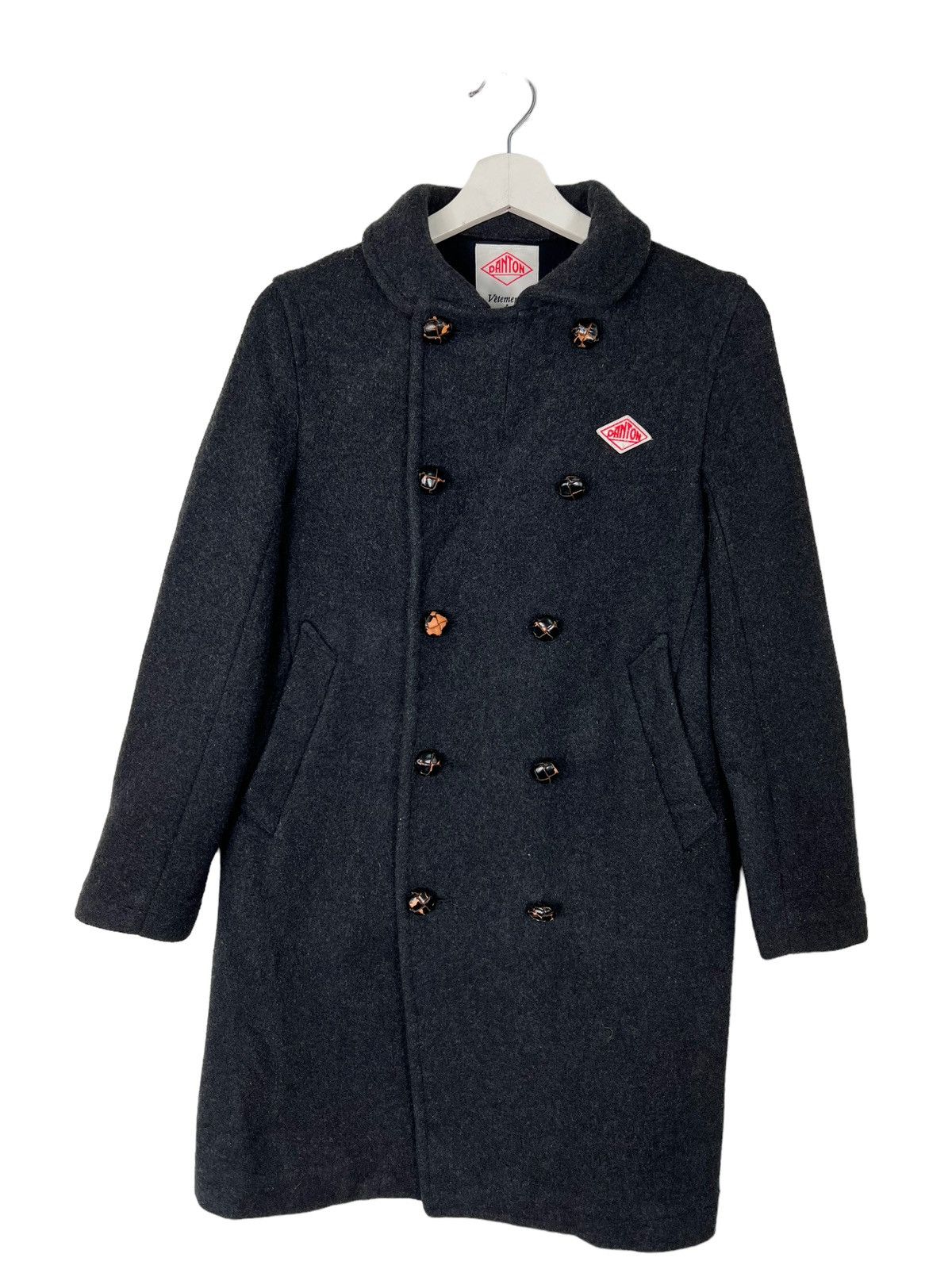 Danton 💥 DANTON DOUBLE BREASTED COAT Size US S / EU 44-46 / 1 - 4 Thumbnail