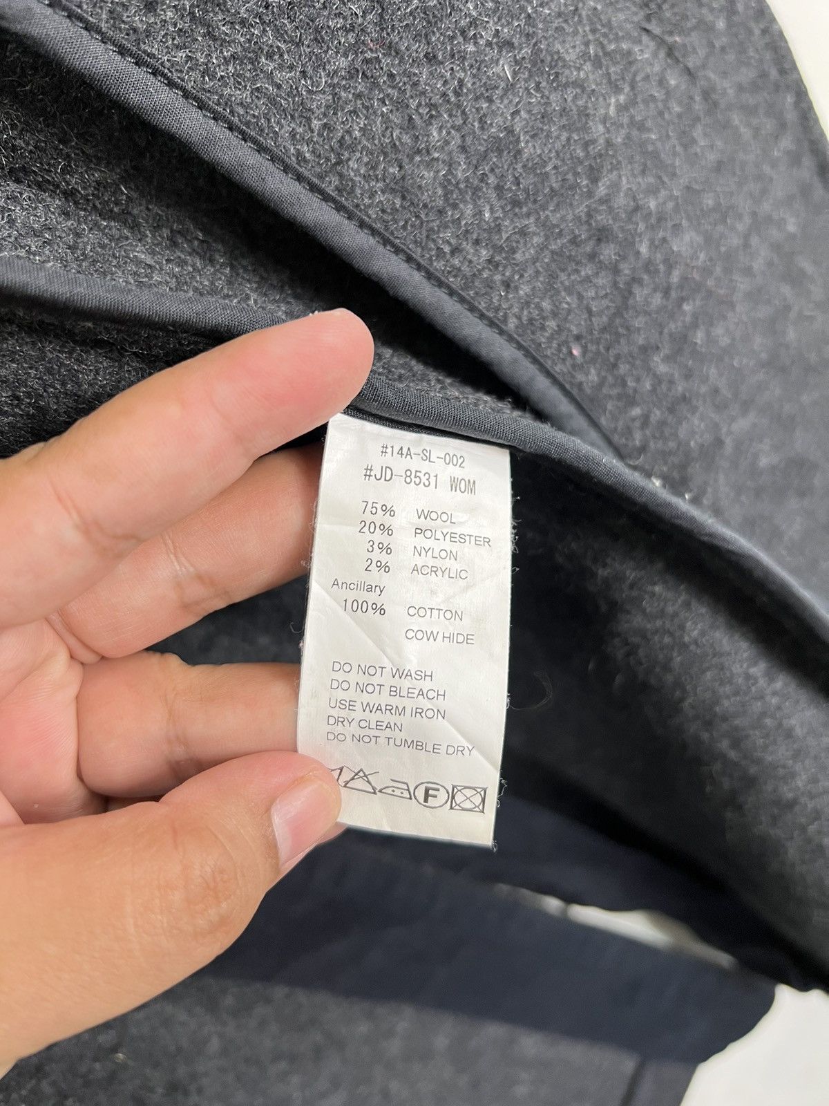 Danton 💥 DANTON DOUBLE BREASTED COAT Size US S / EU 44-46 / 1 - 10 Thumbnail
