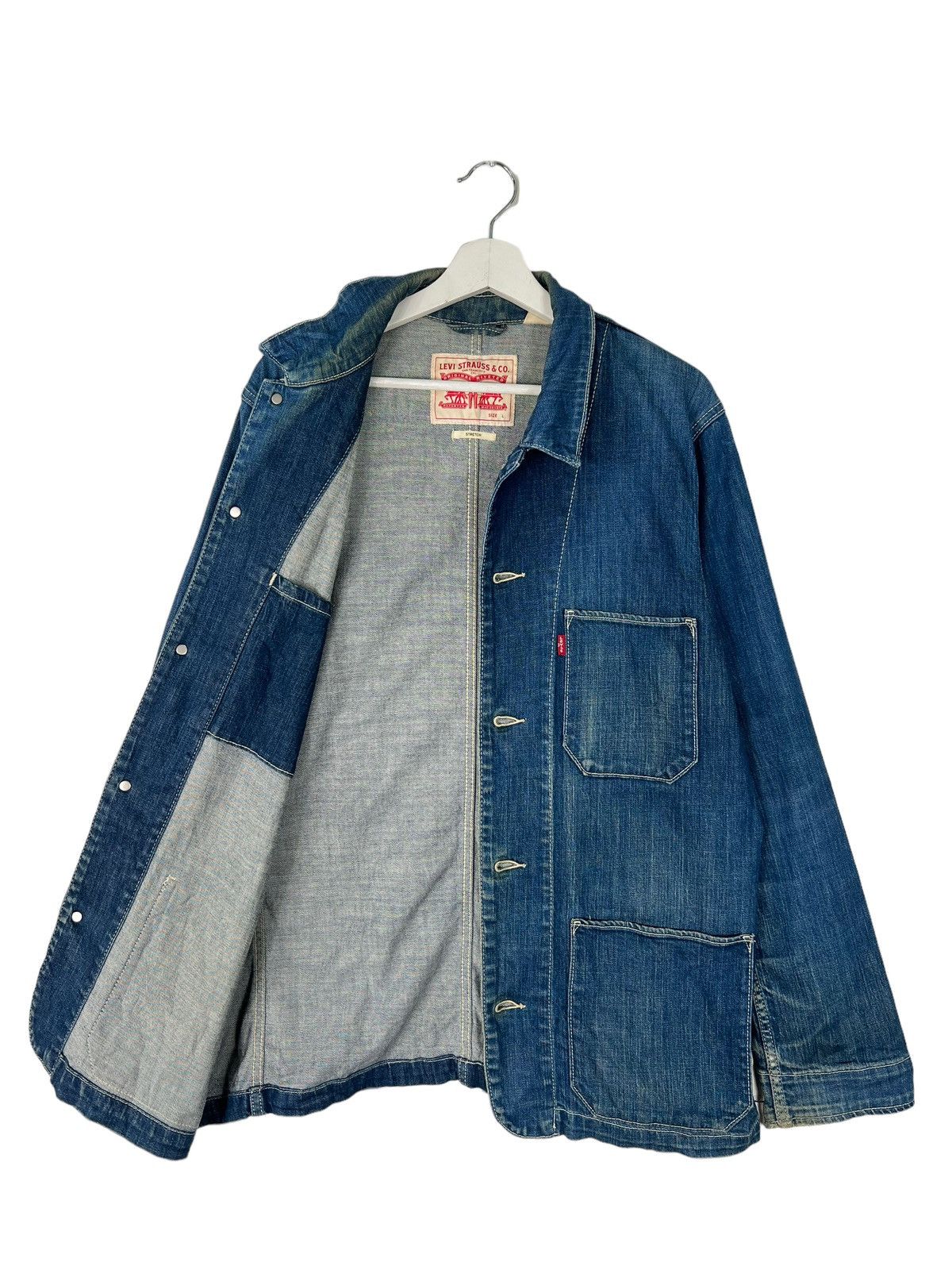 Levi's 💥 LEVIS DYED CHORE JACKET Size US L / EU 52-54 / 3 - 1 Thumbnail