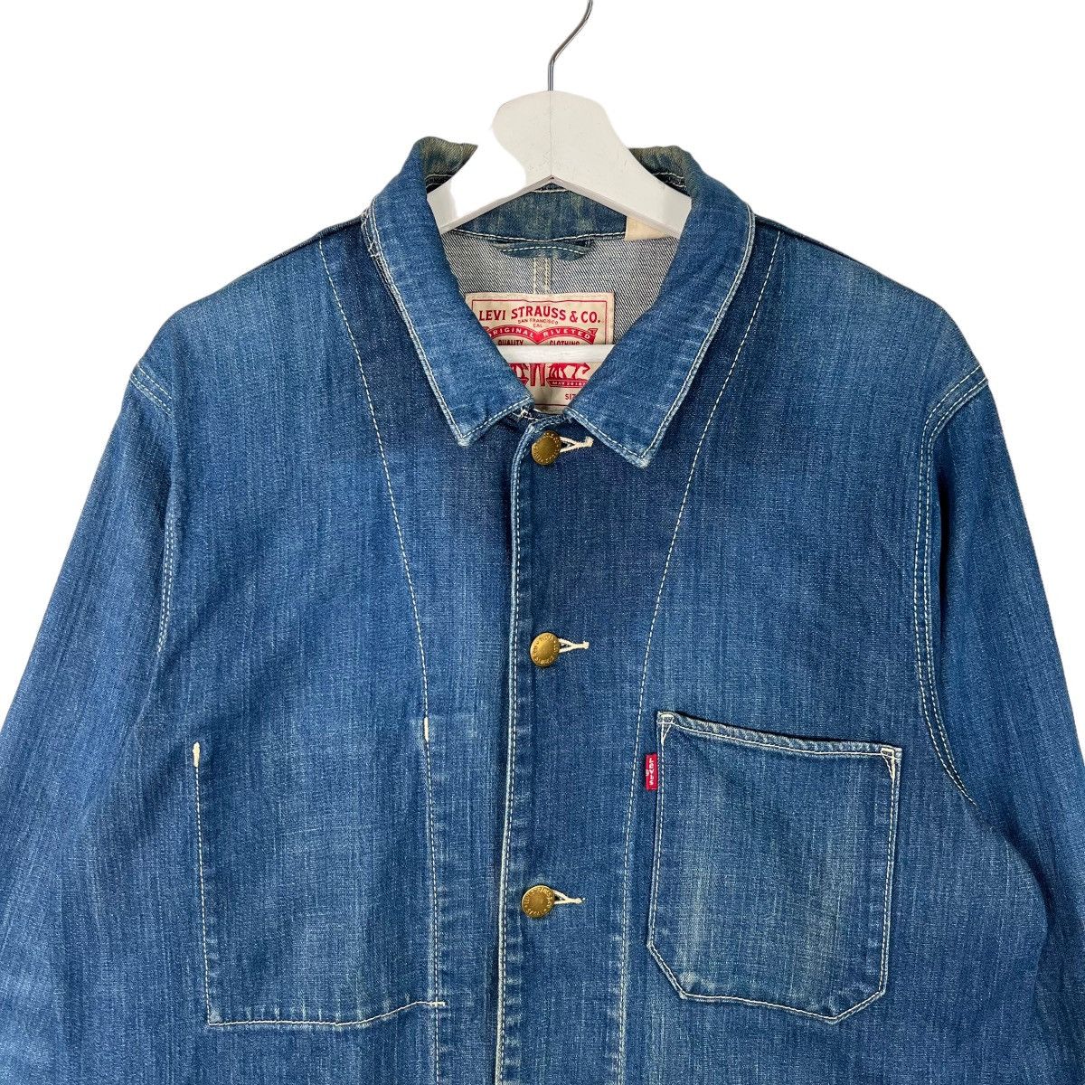 Levi's 💥 LEVIS DYED CHORE JACKET Size US L / EU 52-54 / 3 - 4 Thumbnail