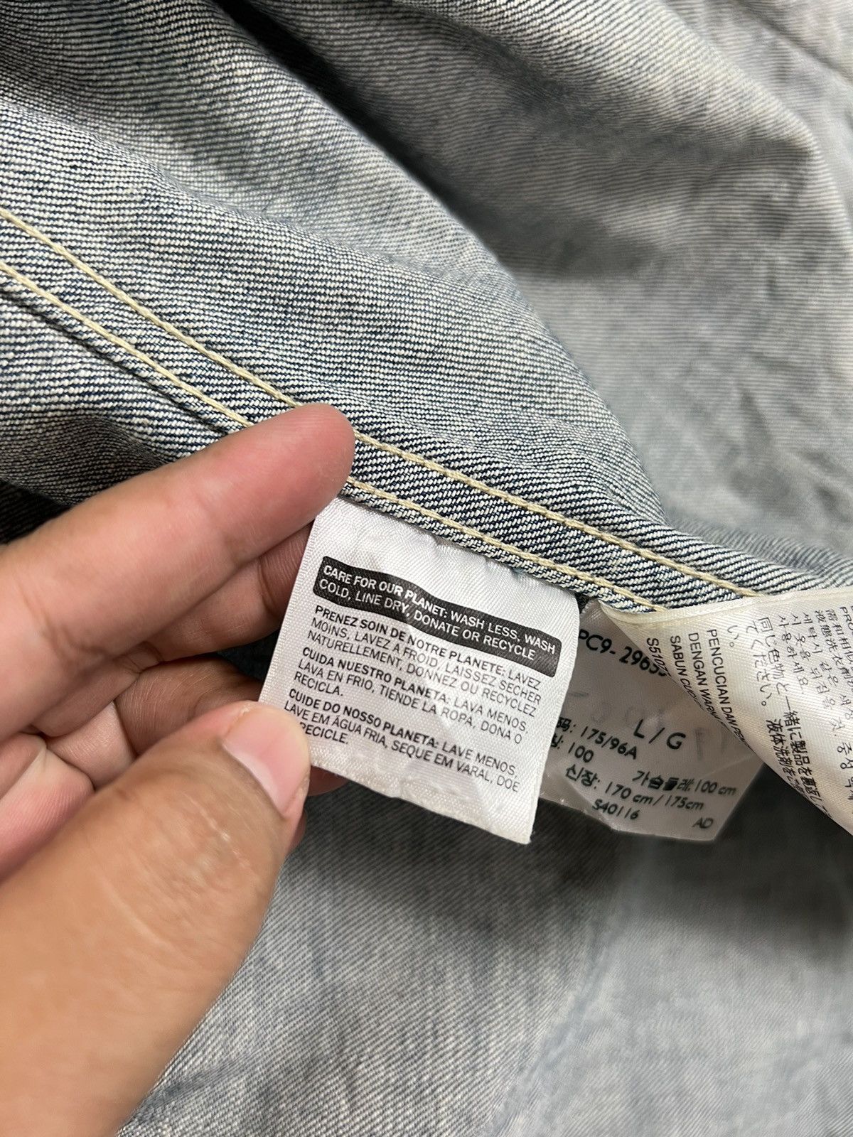 Levi's 💥 LEVIS DYED CHORE JACKET Size US L / EU 52-54 / 3 - 17 Thumbnail