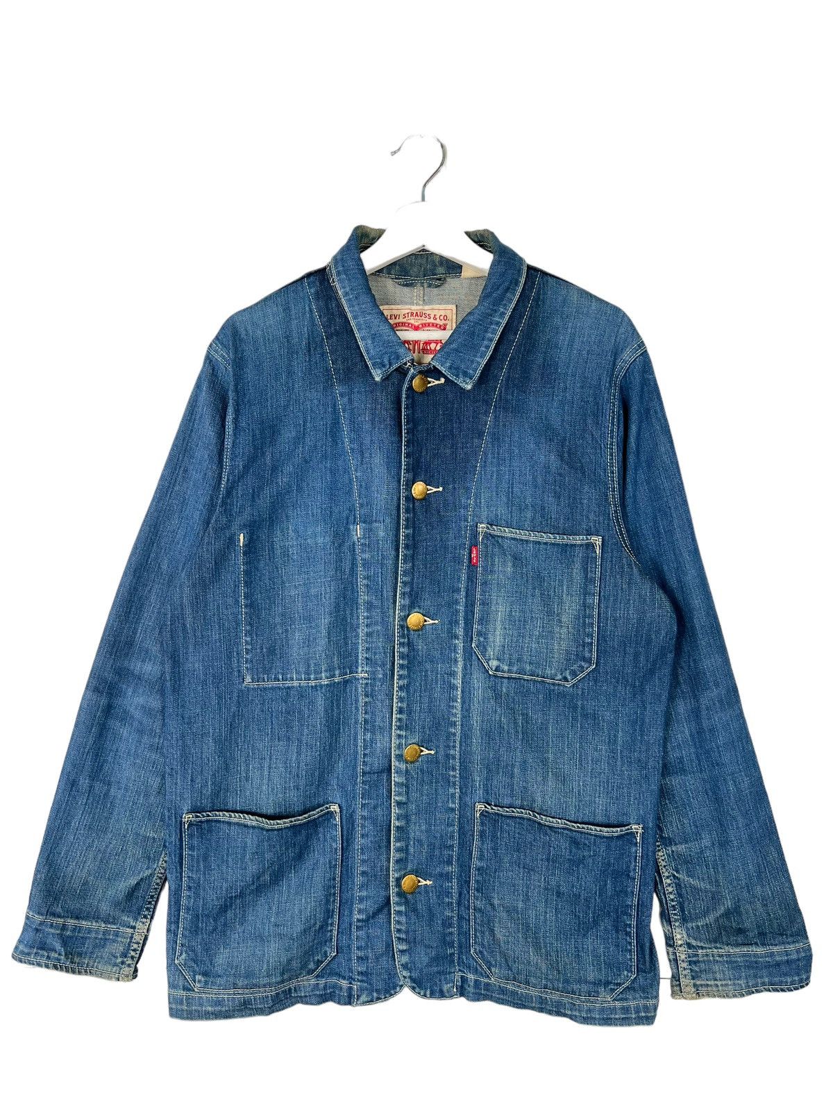 Levi's 💥 LEVIS DYED CHORE JACKET Size US L / EU 52-54 / 3 - 6 Thumbnail