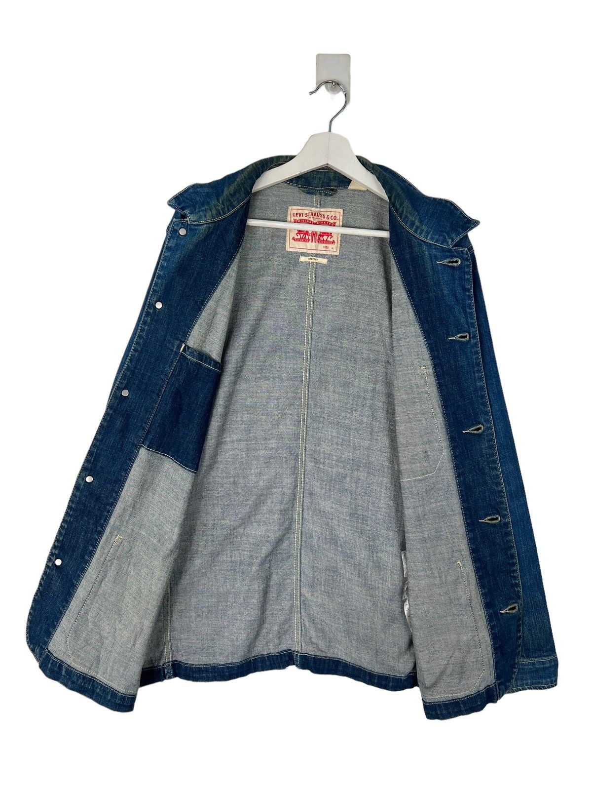 Levi's 💥 LEVIS DYED CHORE JACKET Size US L / EU 52-54 / 3 - 7 Thumbnail