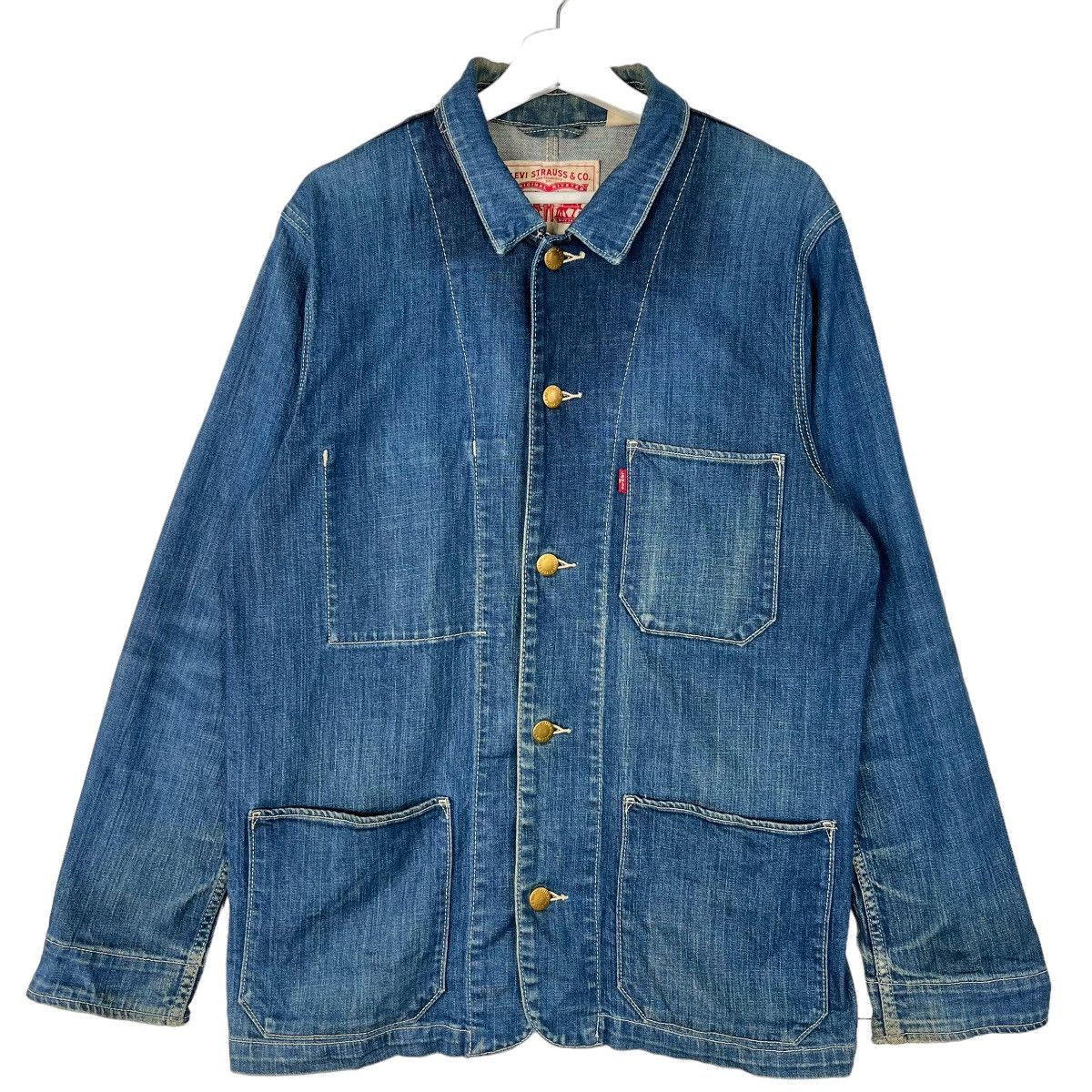 Levi's 💥 LEVIS DYED CHORE JACKET Size US L / EU 52-54 / 3 - 2 Thumbnail