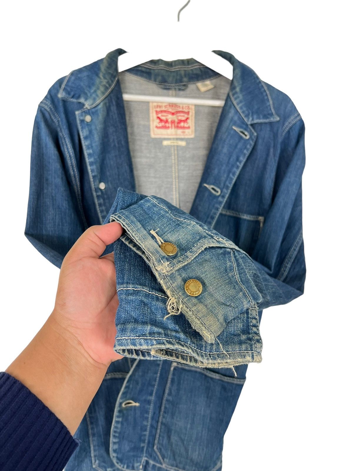 Levi's 💥 LEVIS DYED CHORE JACKET Size US L / EU 52-54 / 3 - 9 Thumbnail