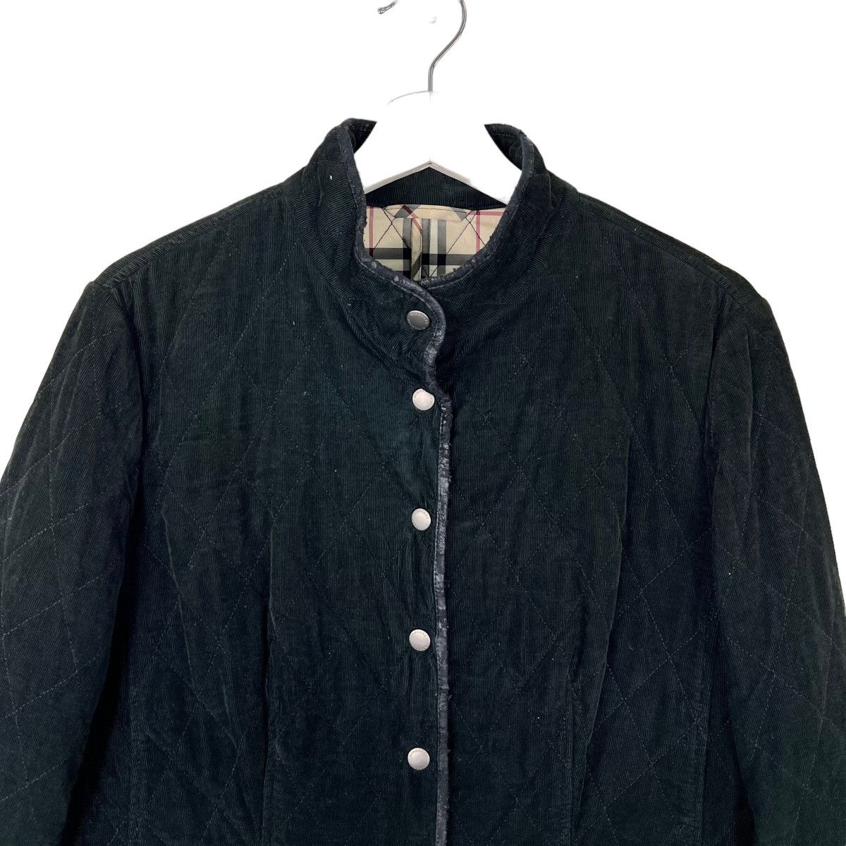 Burberry 💥 BURBERRY LONDON ENGLAND VELVET QUILTED JACKET Size US S / EU 44-46 / 1 - 3 Thumbnail