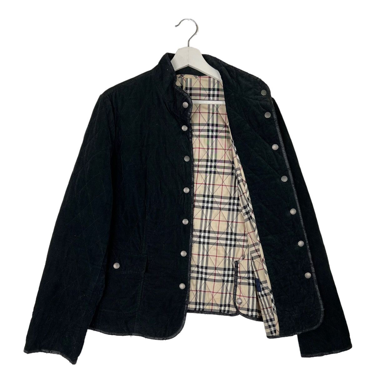 Burberry 💥 BURBERRY LONDON ENGLAND VELVET QUILTED JACKET Size US S / EU 44-46 / 1 - 6 Thumbnail