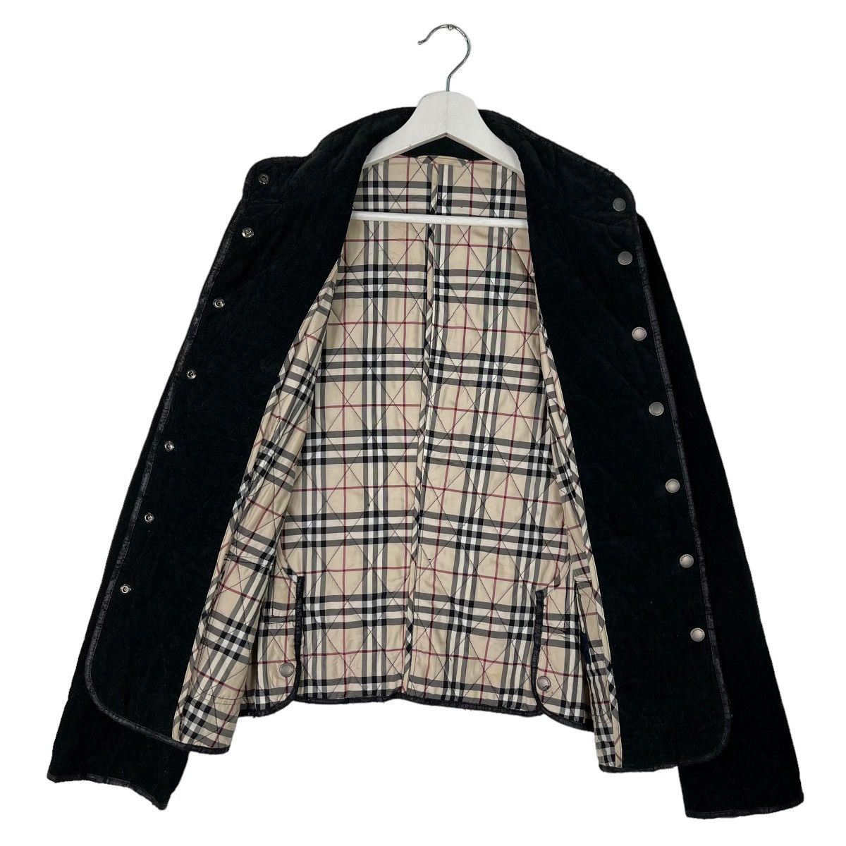 Burberry 💥 BURBERRY LONDON ENGLAND VELVET QUILTED JACKET Size US S / EU 44-46 / 1 - 7 Thumbnail