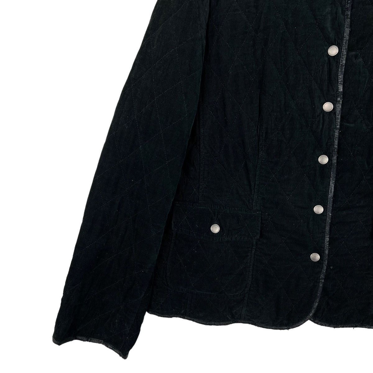 Burberry 💥 BURBERRY LONDON ENGLAND VELVET QUILTED JACKET Size US S / EU 44-46 / 1 - 2 Thumbnail