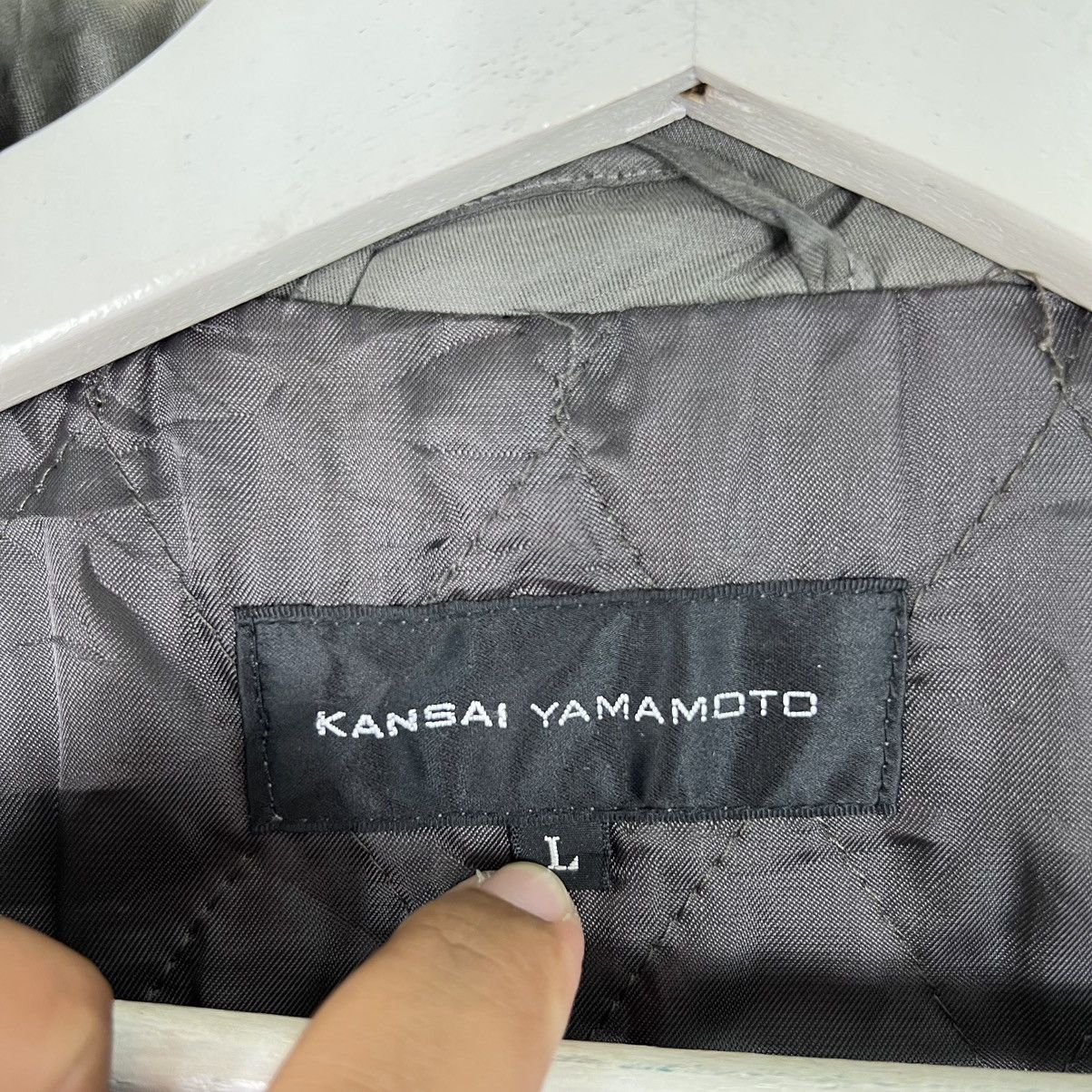 Kansai Yamamoto 💥 KANSAI YAMAMOTO BLOUSON QUILTED LINING JACKET Size US L / EU 52-54 / 3 - 10 Thumbnail