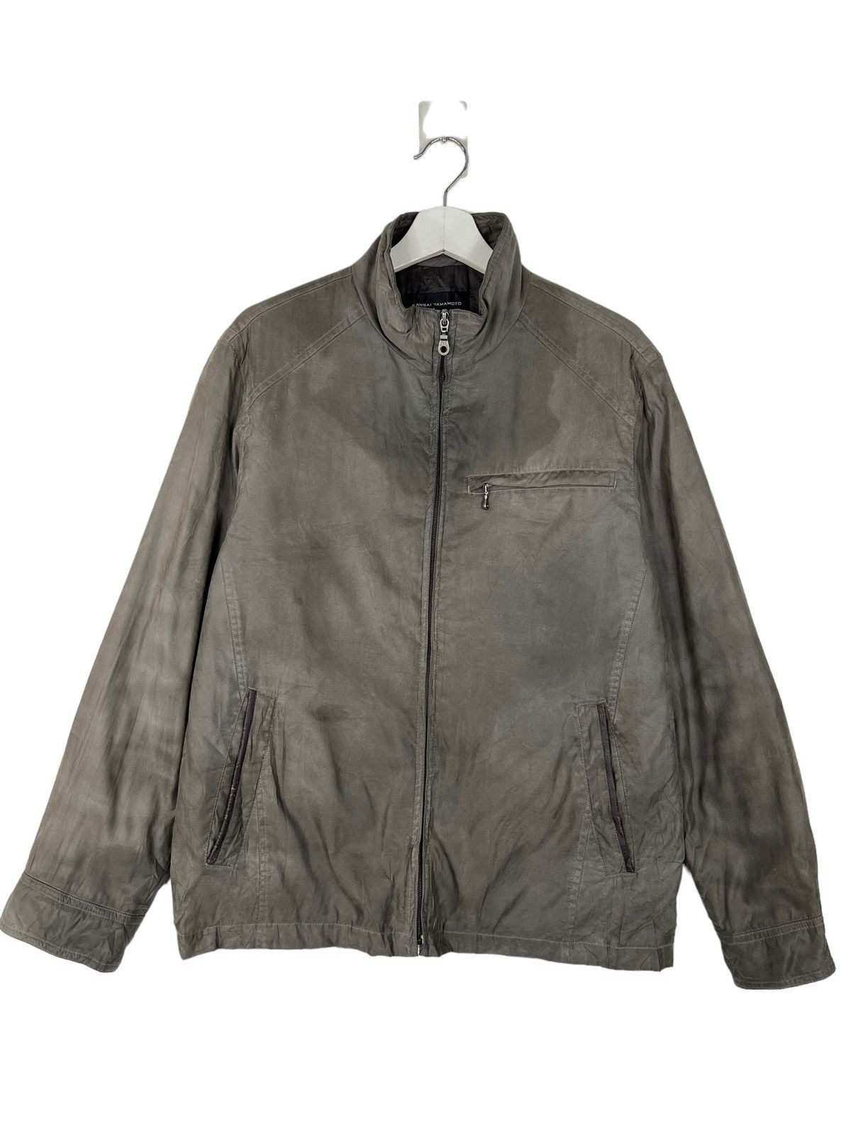 Kansai Yamamoto 💥 KANSAI YAMAMOTO BLOUSON QUILTED LINING JACKET Size US L / EU 52-54 / 3 - 6 Thumbnail