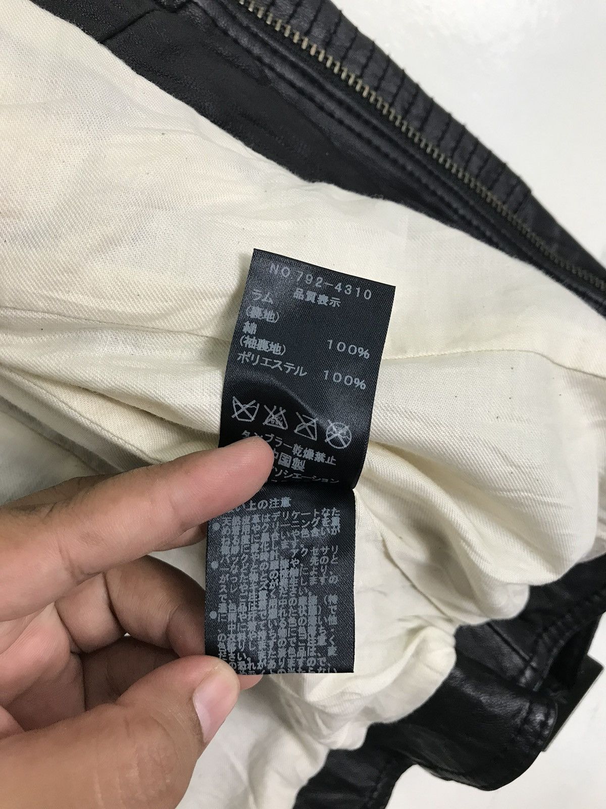 If Six Was Nine 💥 LE SYNCHRONICITY LAMB LEATHER RIDER MOTO JACKET Size M / US 6-8 / IT 42-44 - 12 Thumbnail