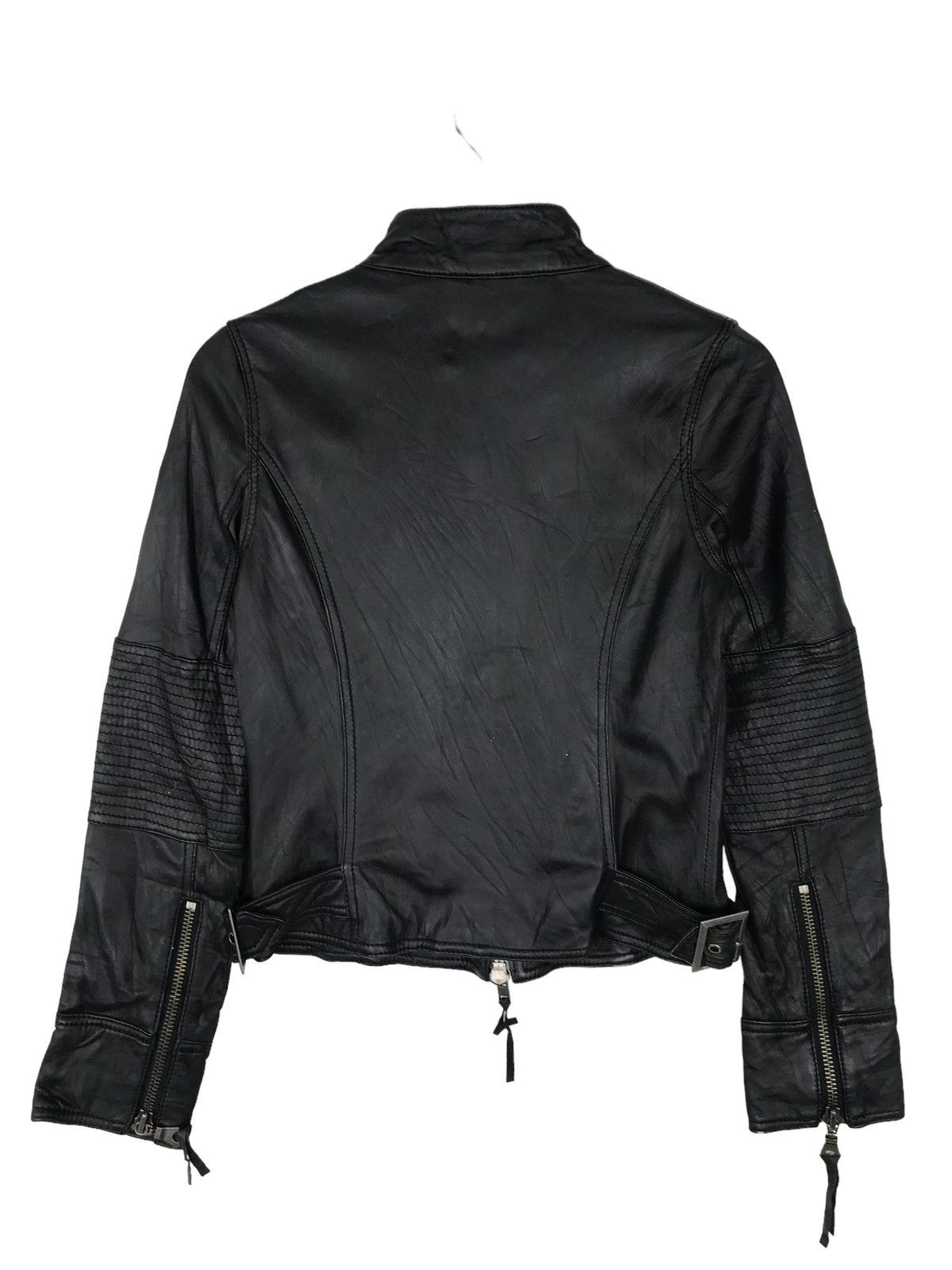If Six Was Nine 💥 LE SYNCHRONICITY LAMB LEATHER RIDER MOTO JACKET Size M / US 6-8 / IT 42-44 - 8 Thumbnail