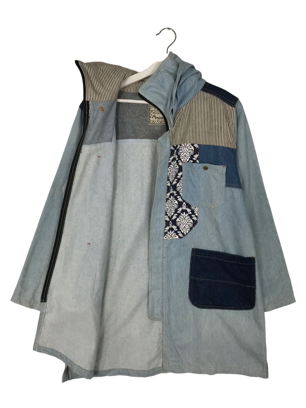 Japanese Brand 💥 AMINA REBUILD REMAKE REWORK LONG JACKET Size US M / EU 48-50 / 2 - 1 Thumbnail