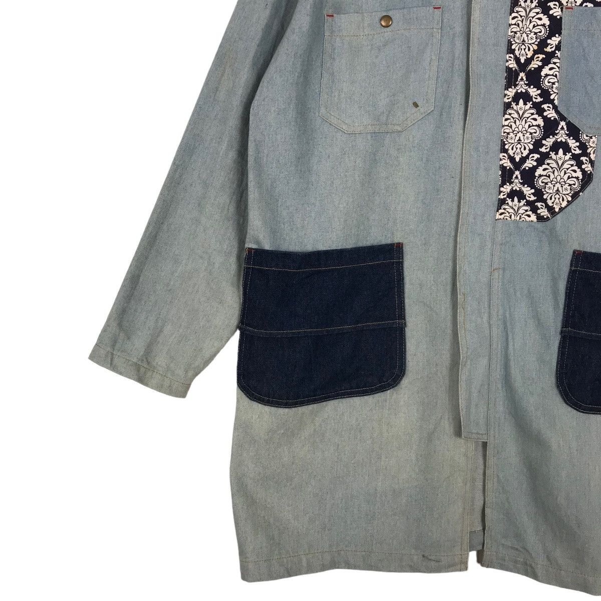 Japanese Brand 💥 AMINA REBUILD REMAKE REWORK LONG JACKET Size US M / EU 48-50 / 2 - 6 Thumbnail
