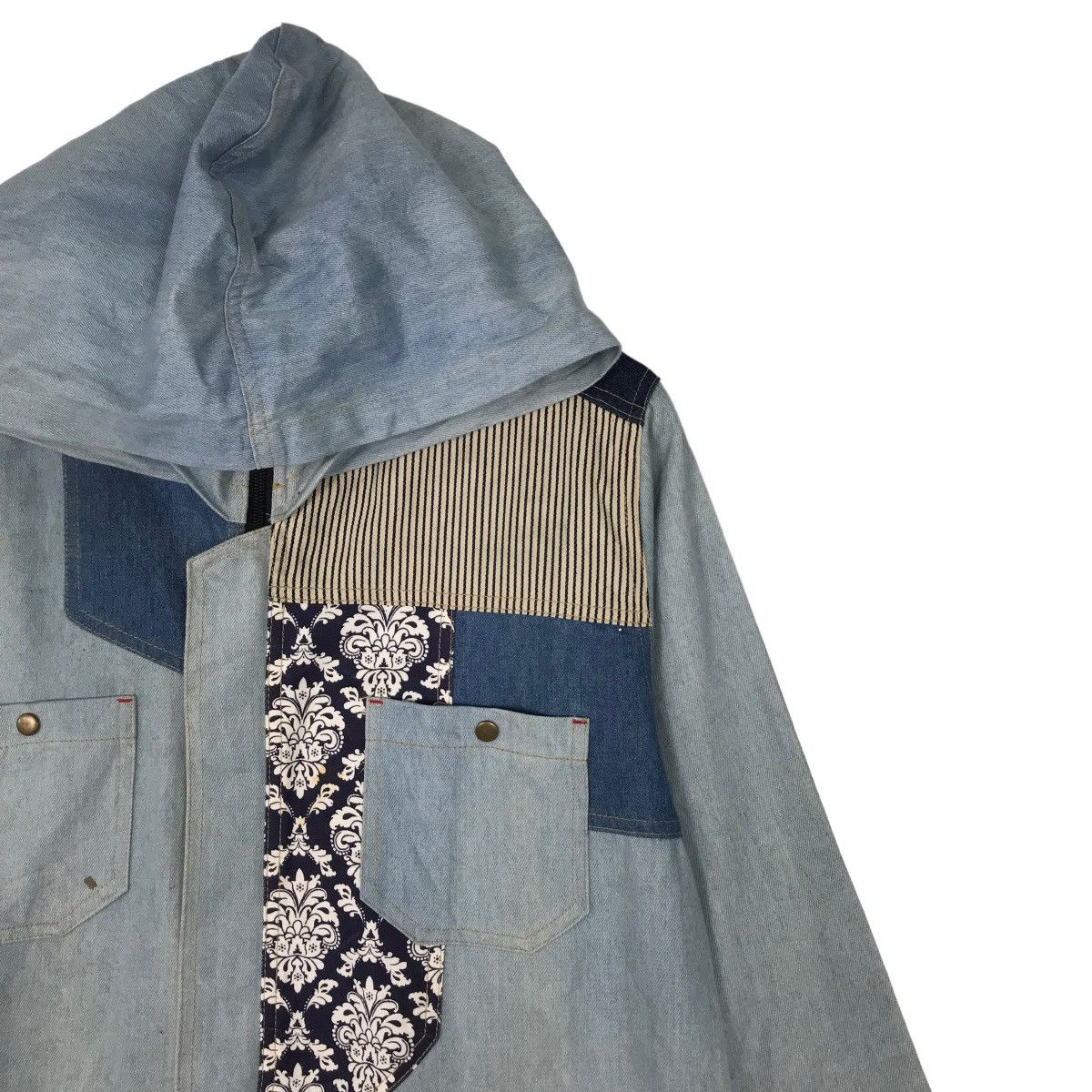 Japanese Brand 💥 AMINA REBUILD REMAKE REWORK LONG JACKET Size US M / EU 48-50 / 2 - 7 Thumbnail