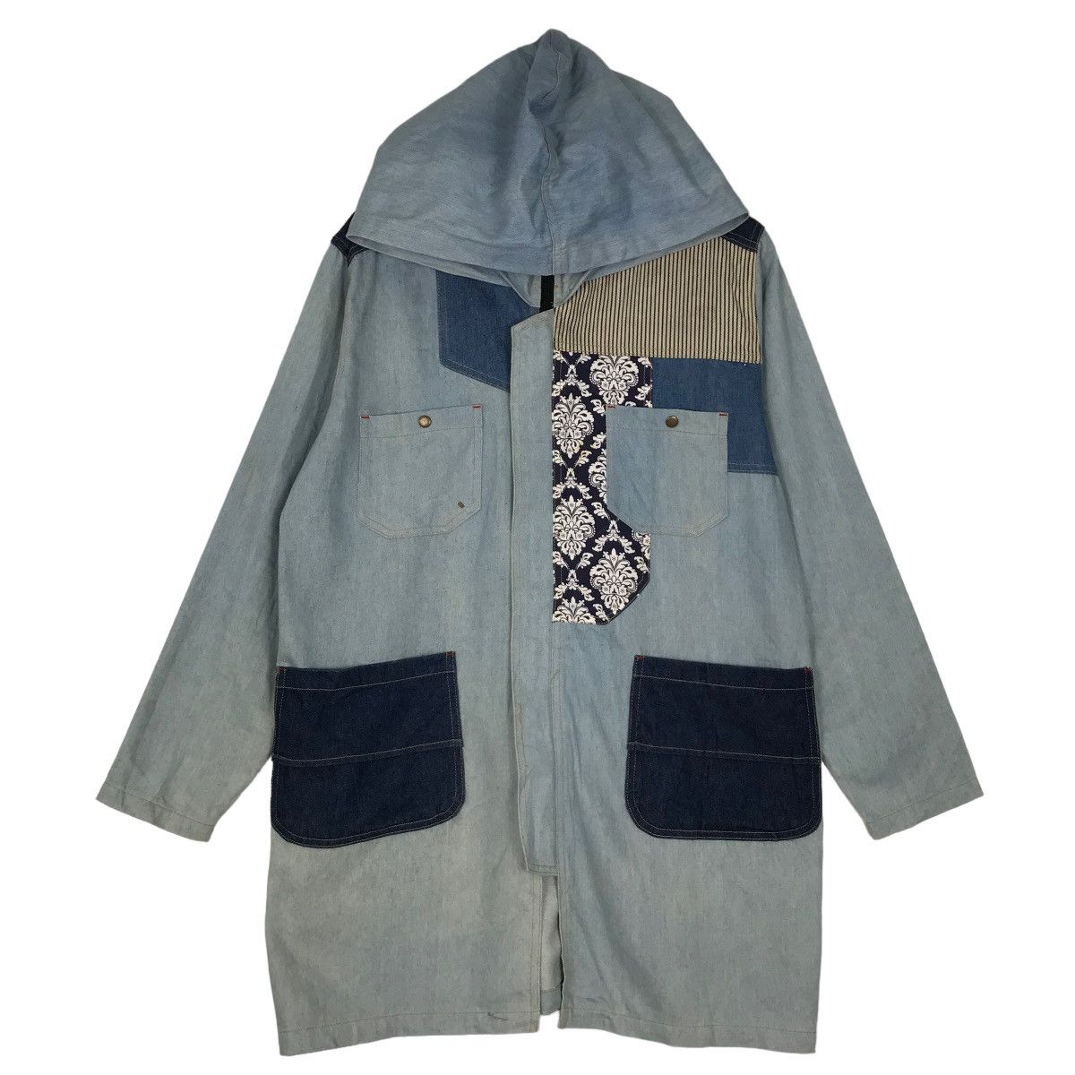 Japanese Brand 💥 AMINA REBUILD REMAKE REWORK LONG JACKET Size US M / EU 48-50 / 2 - 2 Thumbnail