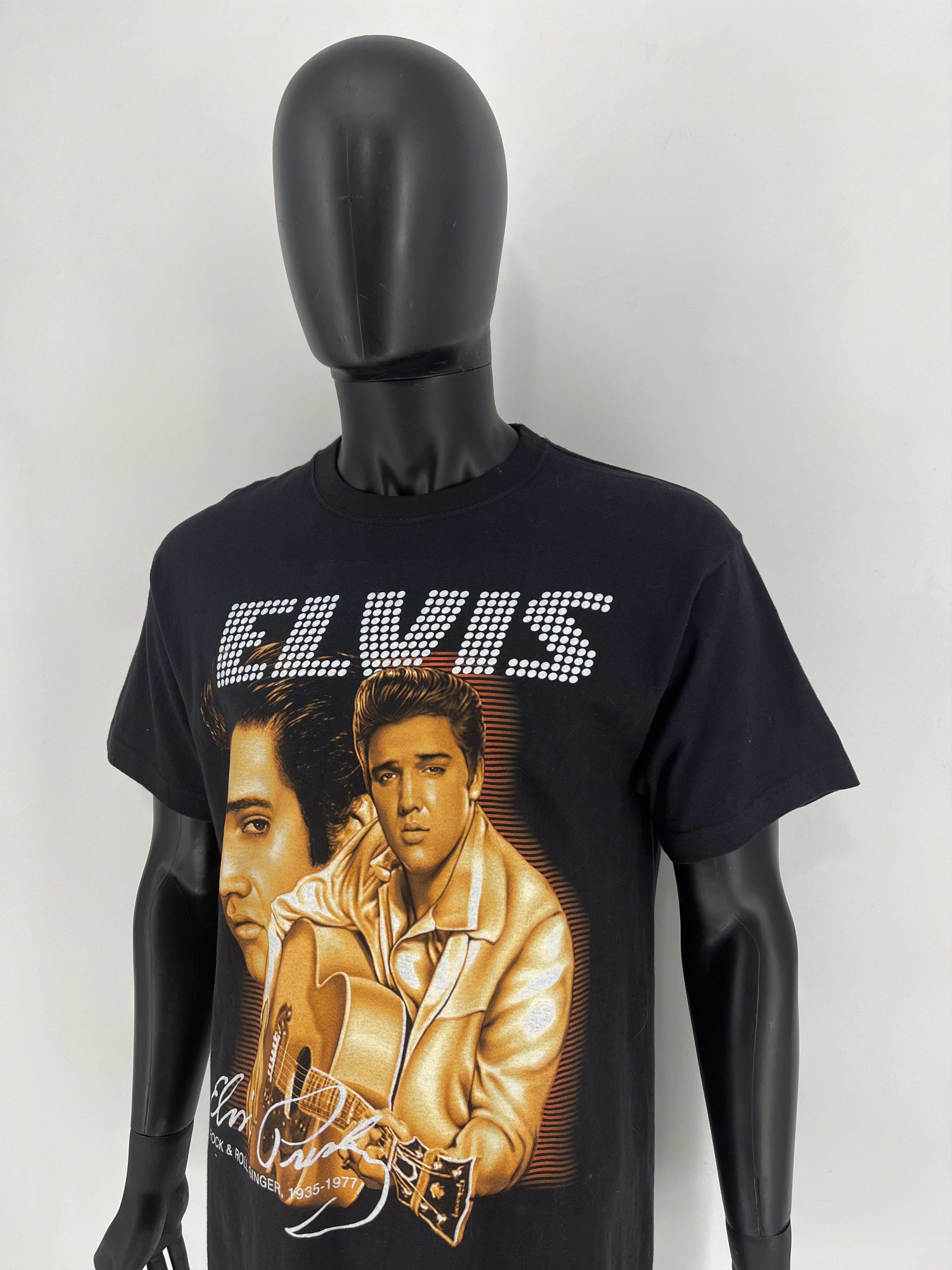 Band Tees × Vintage Vintage 90S Elvis Presley Tee Streetwear Fashion TOUR BAND Size US M / EU 48-50 / 2 - 4 Thumbnail