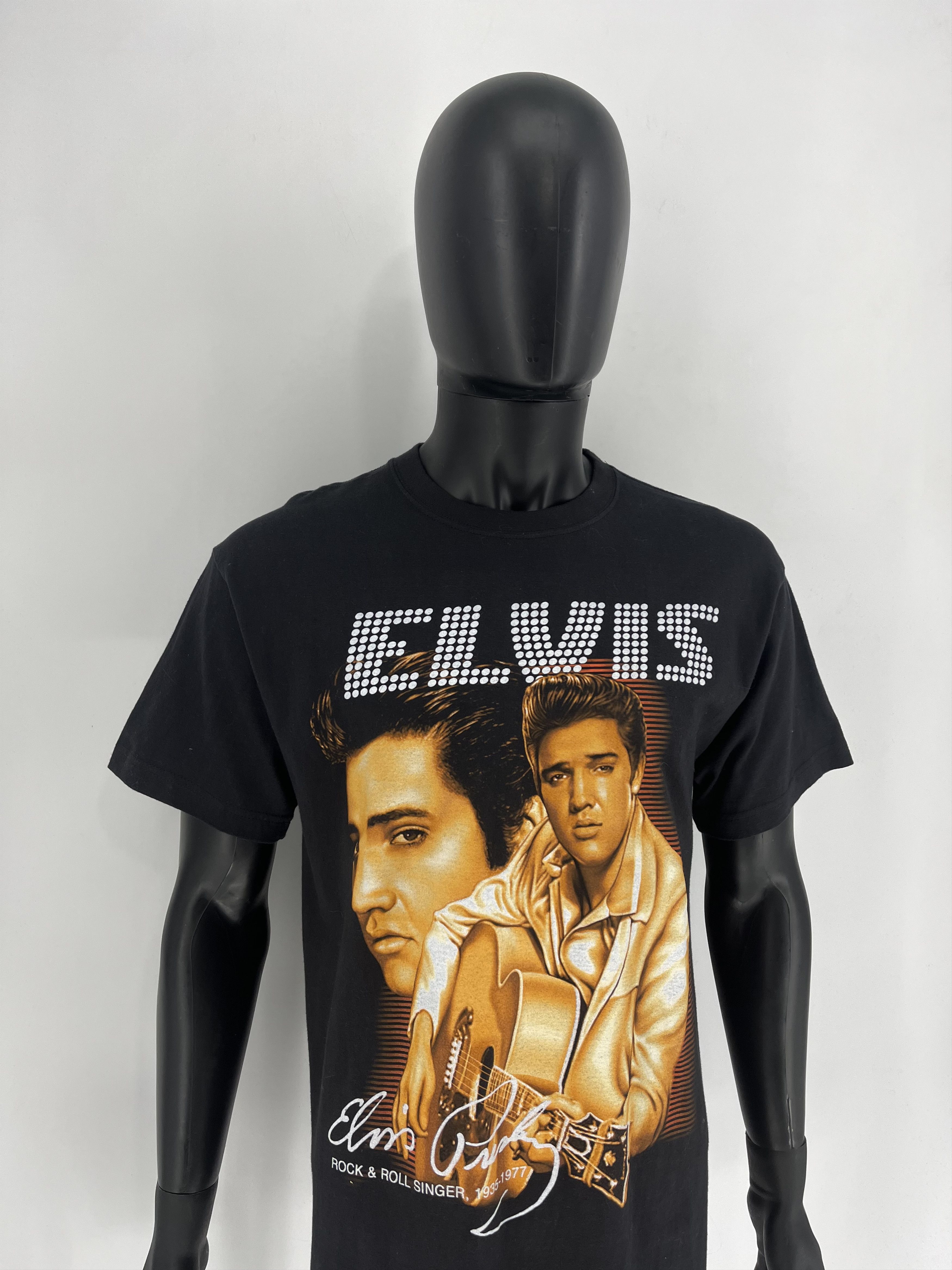 Band Tees × Vintage Vintage 90S Elvis Presley Tee Streetwear Fashion TOUR BAND Size US M / EU 48-50 / 2 - 3 Thumbnail