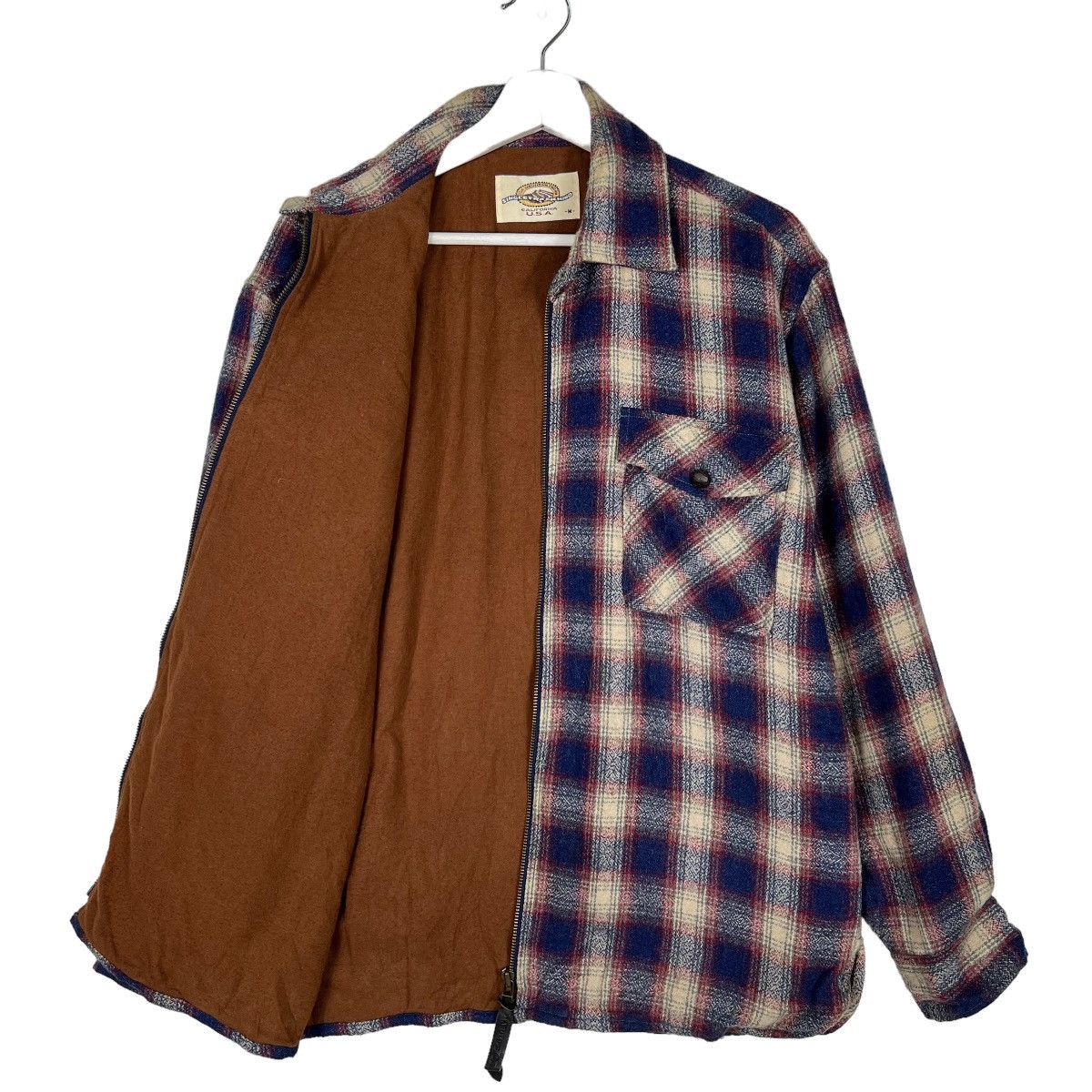 Japanese Brand 💥 SINGLET RACKMIND MOUNTAIN CROWN PLAID SHADOWS JACKET Size US M / EU 48-50 / 2 - 6 Thumbnail