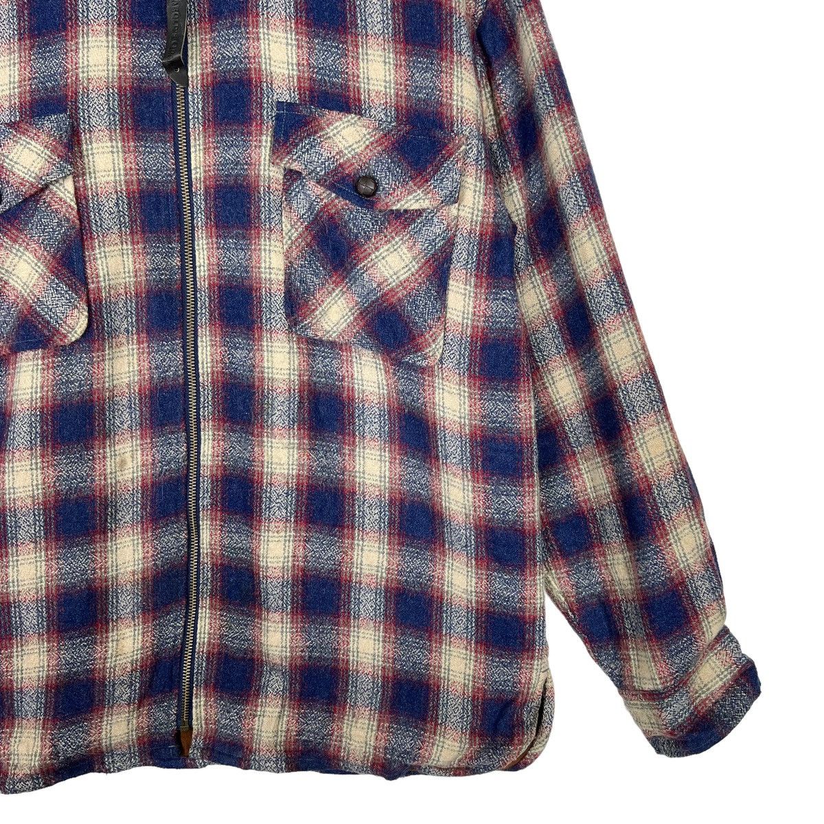Japanese Brand 💥 SINGLET RACKMIND MOUNTAIN CROWN PLAID SHADOWS JACKET Size US M / EU 48-50 / 2 - 4 Thumbnail