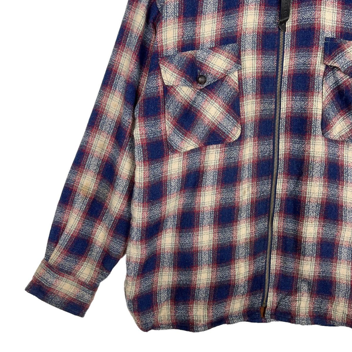 Japanese Brand 💥 SINGLET RACKMIND MOUNTAIN CROWN PLAID SHADOWS JACKET Size US M / EU 48-50 / 2 - 2 Thumbnail
