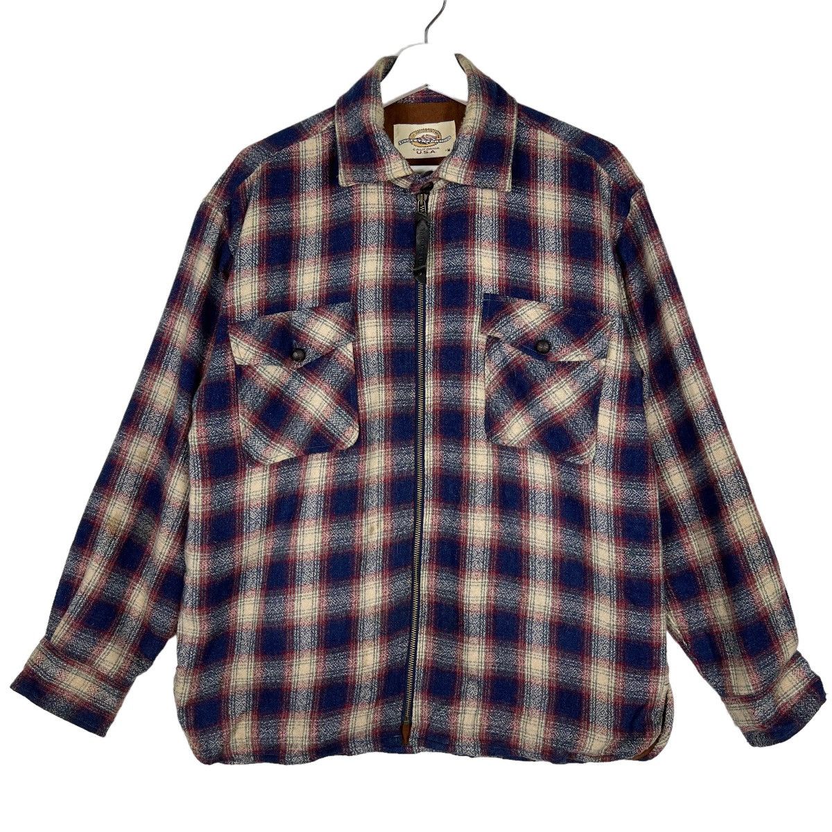 Japanese Brand 💥 SINGLET RACKMIND MOUNTAIN CROWN PLAID SHADOWS JACKET Size US M / EU 48-50 / 2 - 1 Thumbnail
