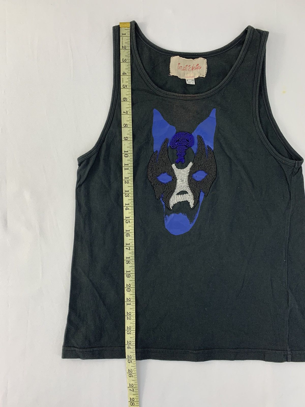 Vintage 90s Trust Toilette Tank Top Sleeveless Dog Face Design Size US S / EU 44-46 / 1 - 7 Thumbnail