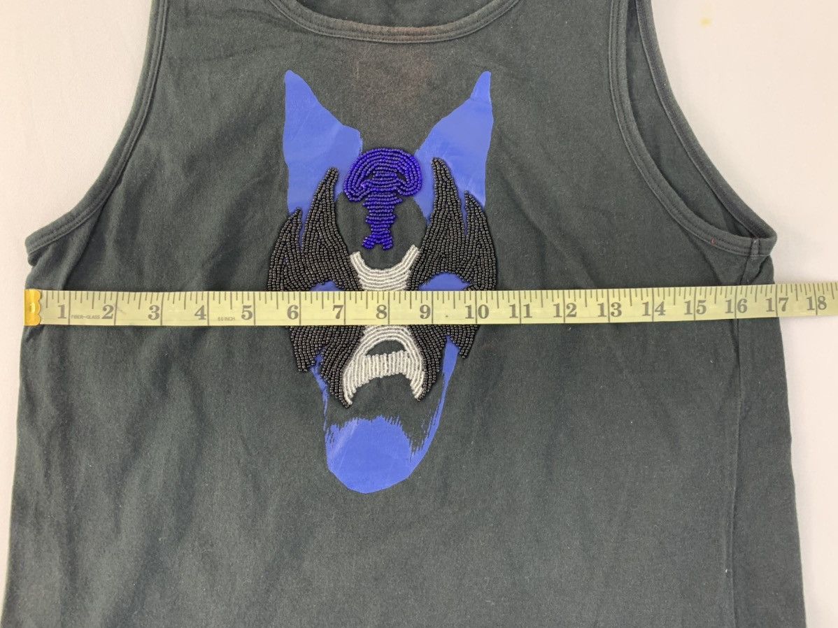 Vintage 90s Trust Toilette Tank Top Sleeveless Dog Face Design Size US S / EU 44-46 / 1 - 6 Thumbnail